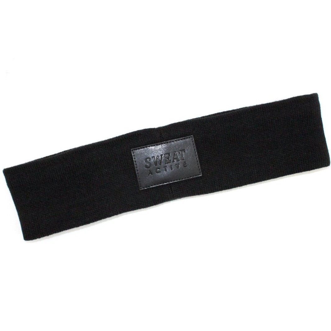 Sweat Active Women's Cashmere Ear Warmer Headband (Black)