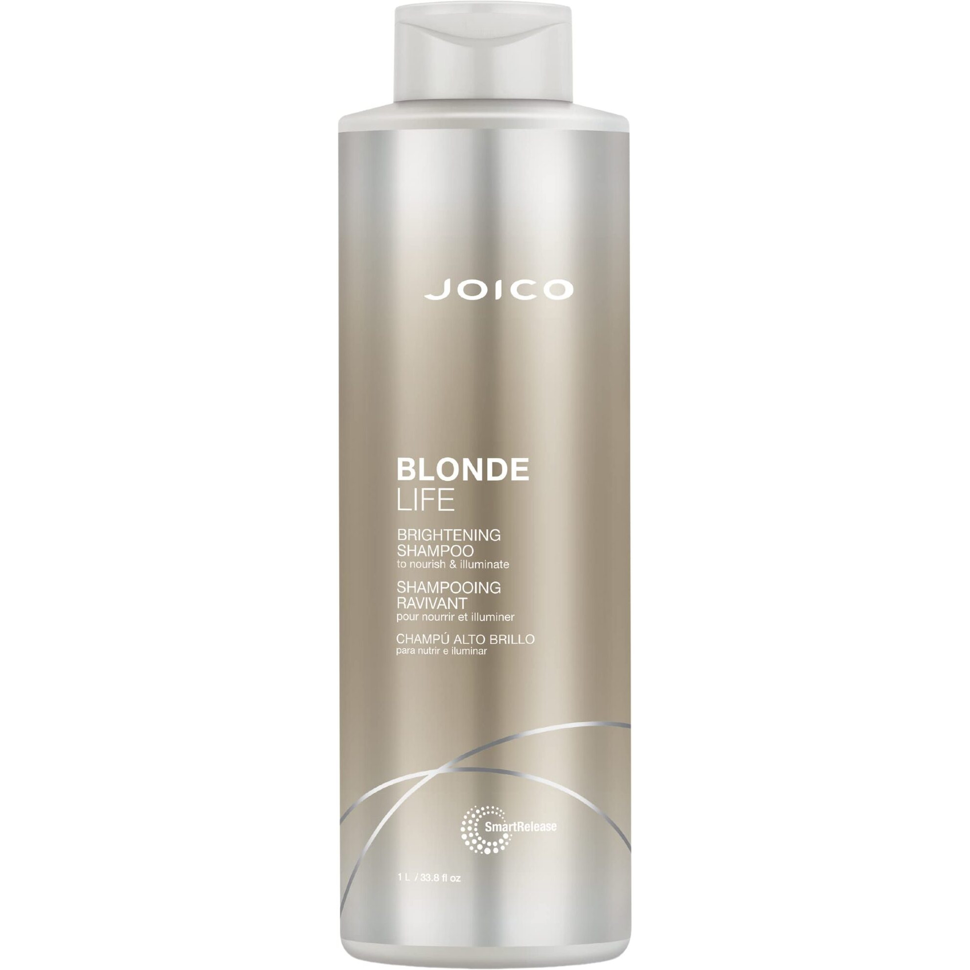 Joico Blonde Life Brightening Shampoo | For Blonde Hair | Add Softness & Smoothness | Sulfate Free | With Monoi & Tamanu Oil | 33.8 Fl Oz