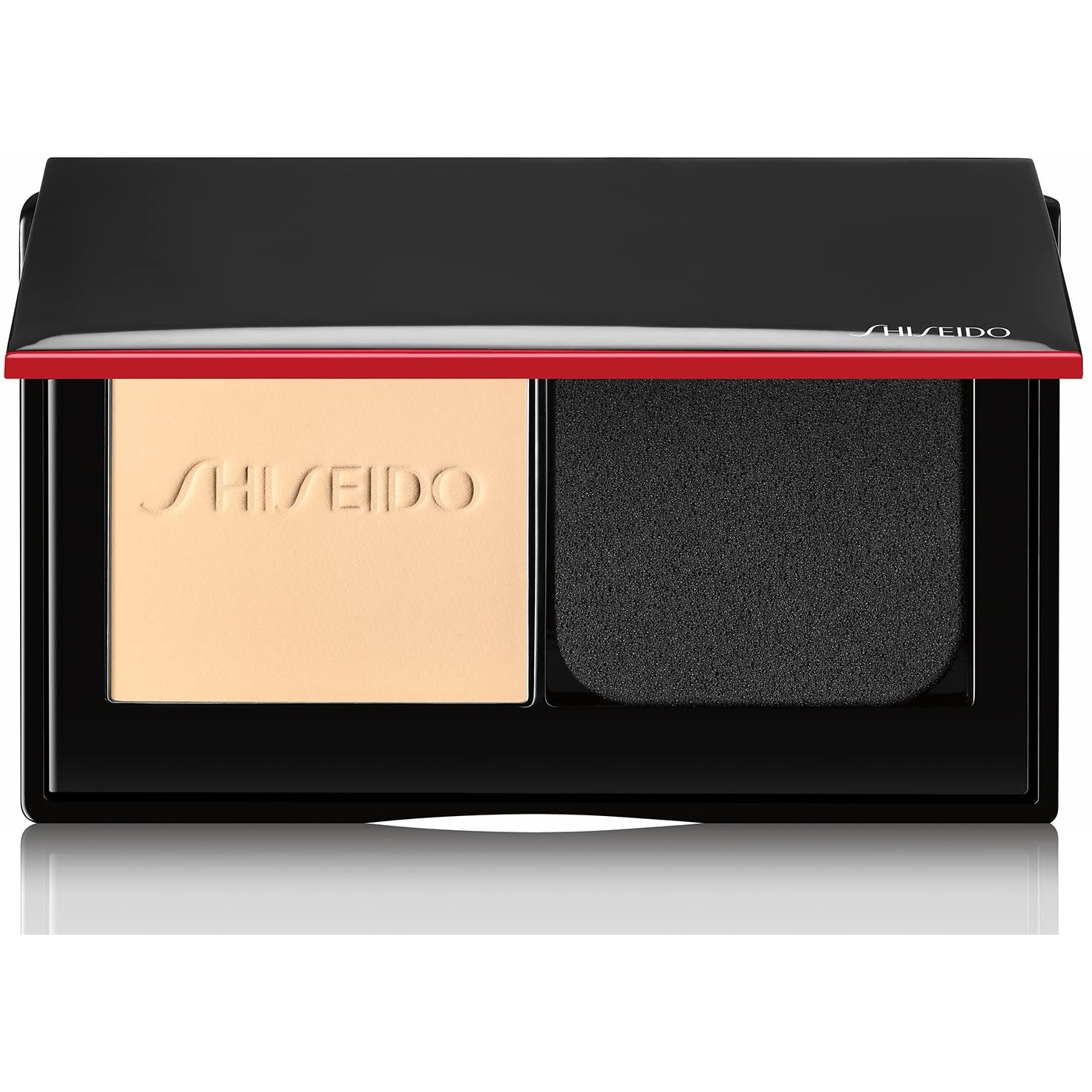 Shiseido Synchro Skin Self-Refreshing Custom Finish Powder Foundation, Alabaster 110-24-Hour Sheer-to-Medium Buildable Coverage with Shine Control - Smudge Proof & Non-Comedogenic