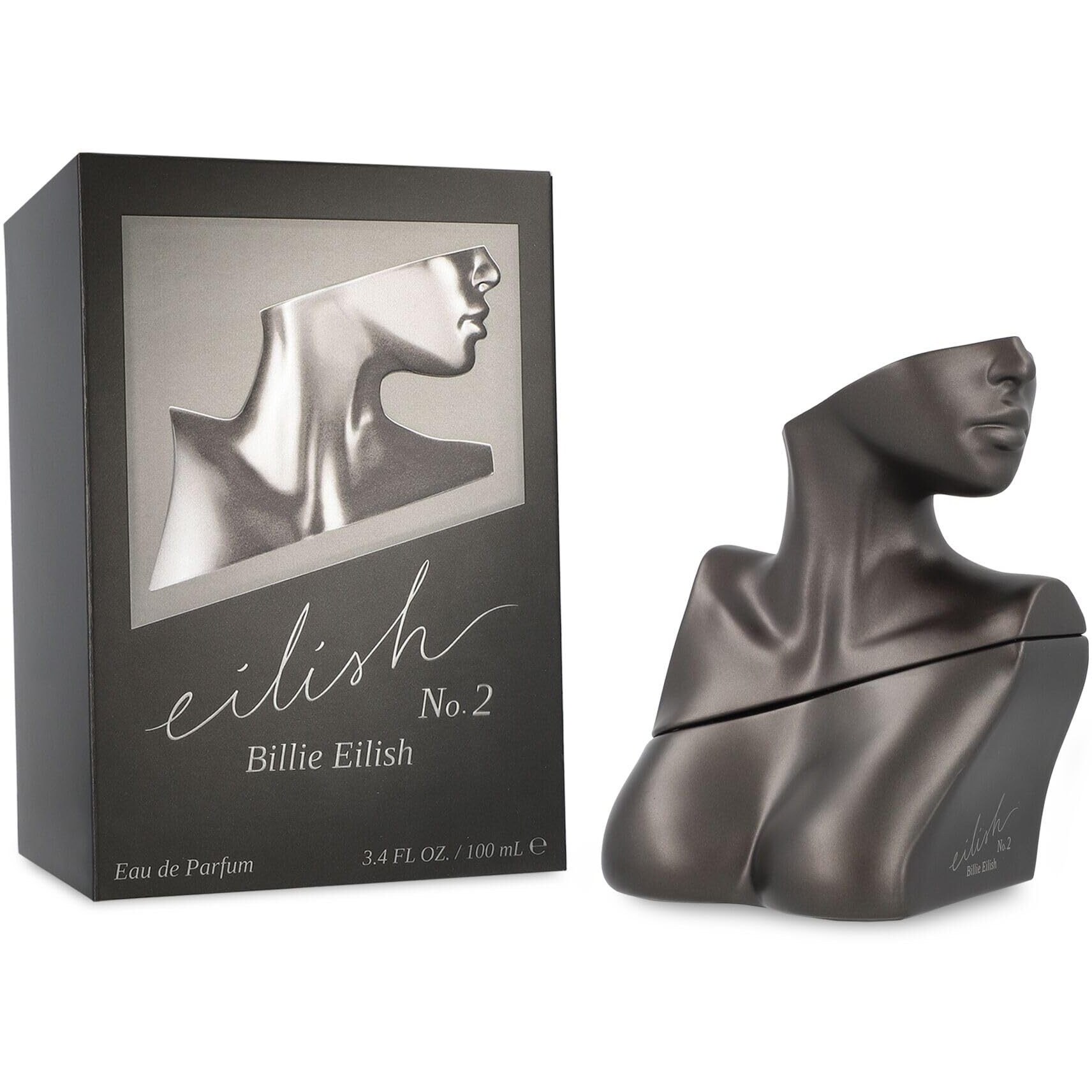 Billie Eilish No. 2 Eau de Parfum Perfume for Women, Woody + Floral Fragrance, Notes of Apple Blossom, Wild Poppy Flower and Palo Santo, 3.4 Fl Oz