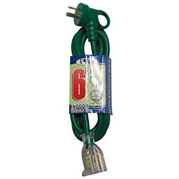 Conntek Extension Cord 16/3 SJT 6 ft. L Green