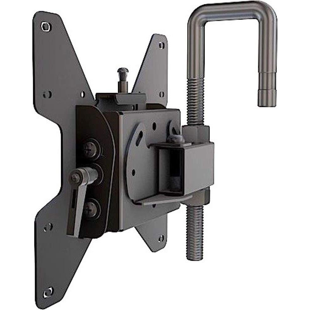 Crimson P37H Pivoting Arm with Hook Mount Attachment for 13" to 46" Flat Panel Screens, Black, 80lb Weight Capacity, 200x200mm Max Mounting Pattern, Depth from Wall 2.97", Tilt +15/-15