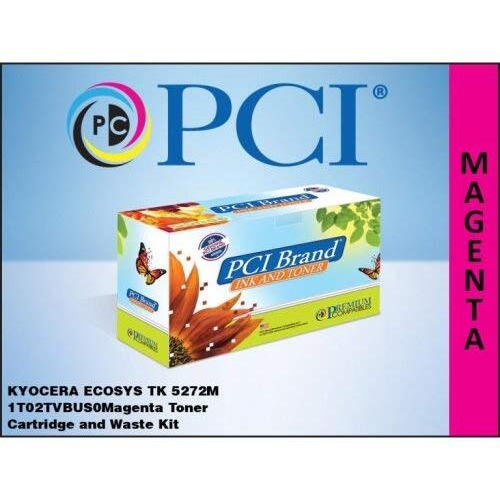 PREMIUM COMPATIBLES INC. PCI Brand Compatible Toner Cartridge Replacement for Kyocera ECOSYS TK5272M Magenta Toner Cartridge 6K Yield