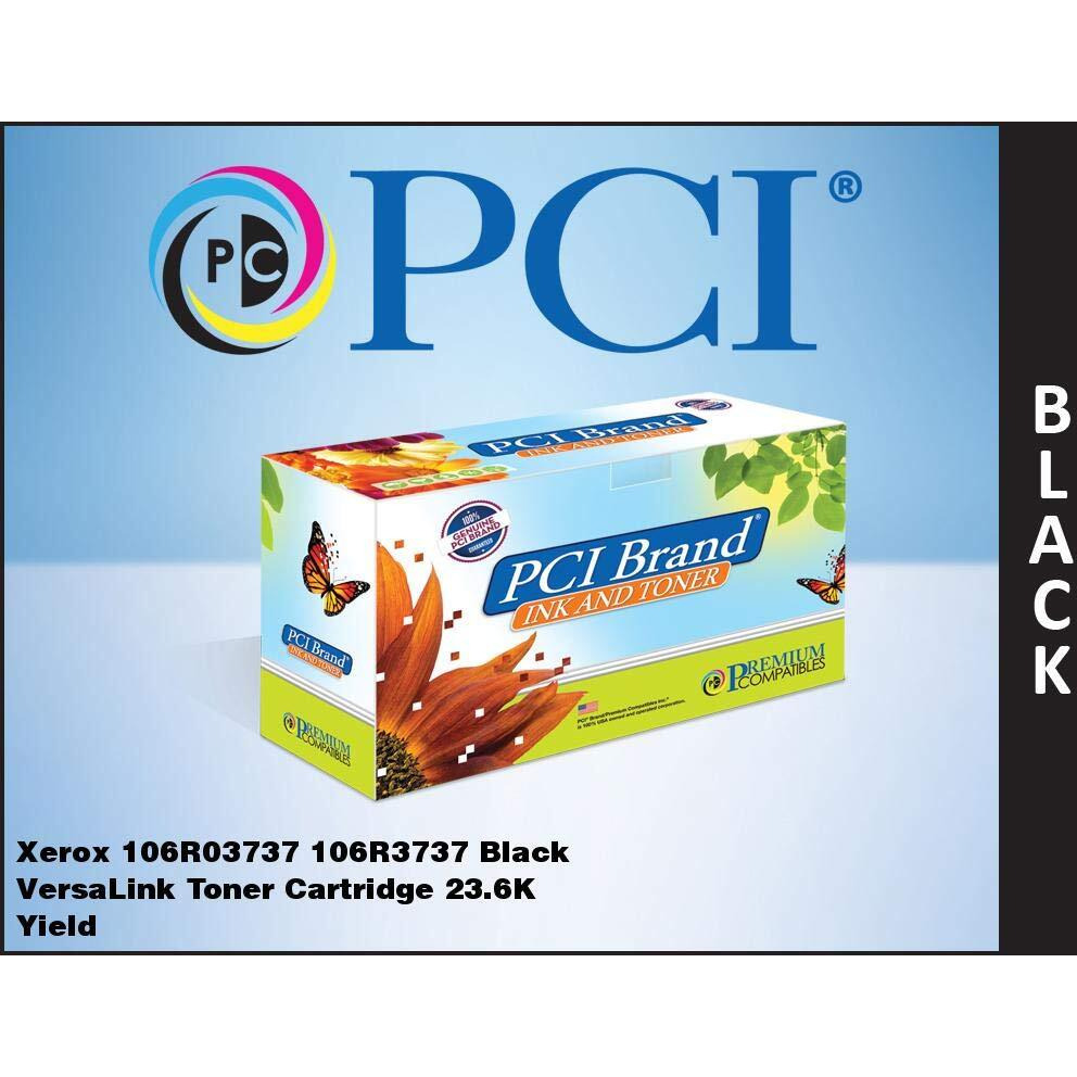 PCI Brand Compatible Toner Cartridge Replacement for Xerox 106R03737 Black Toner 23.6K Yield