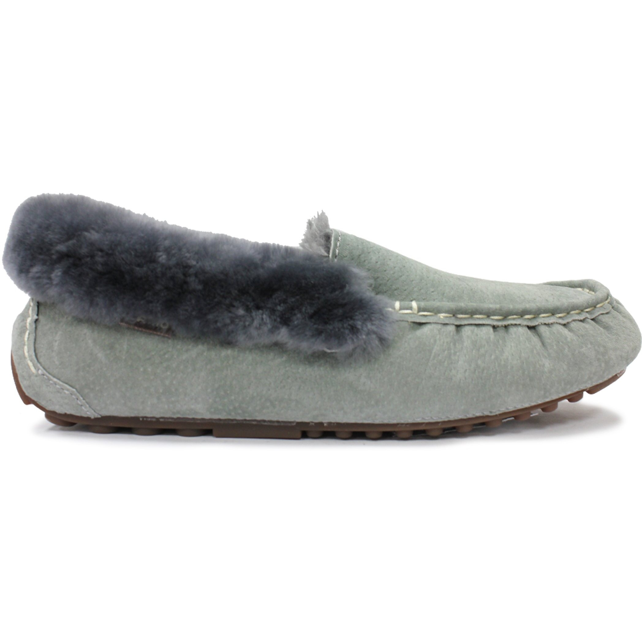 Lamo Women's Aussie Moc Loafer, Charcoal, 5