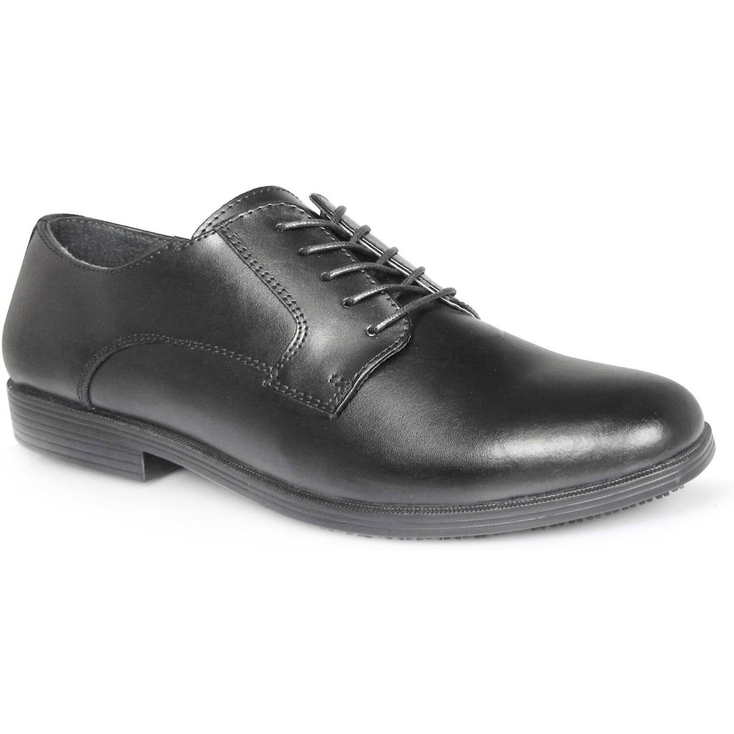 Genuine Grip 940-8.5W Womens Black Slip-Resistant Oxfords Dress Shoes - Size 8.5