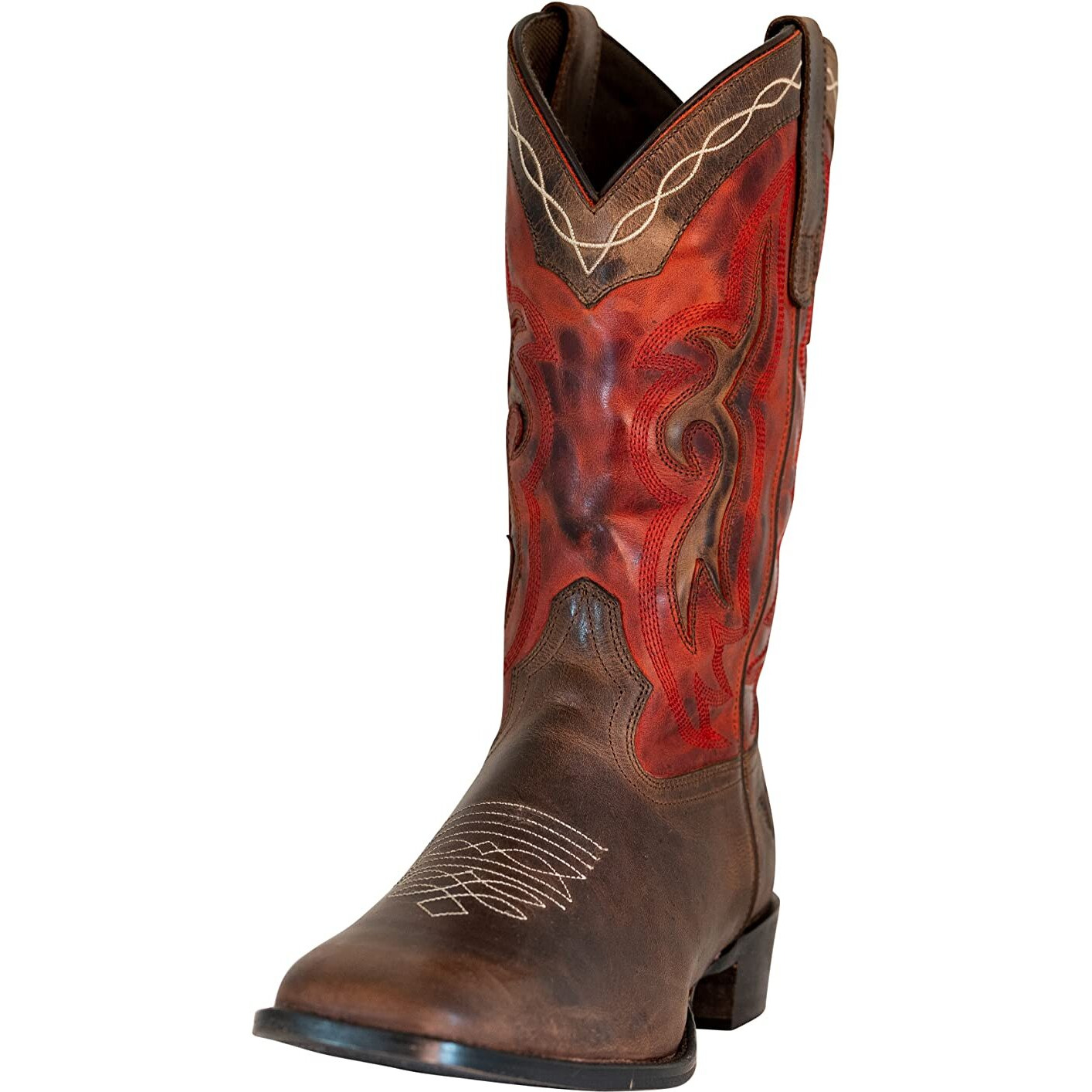 TuffRider Mens Mammoth Square Toe Boots 9.5 Brown