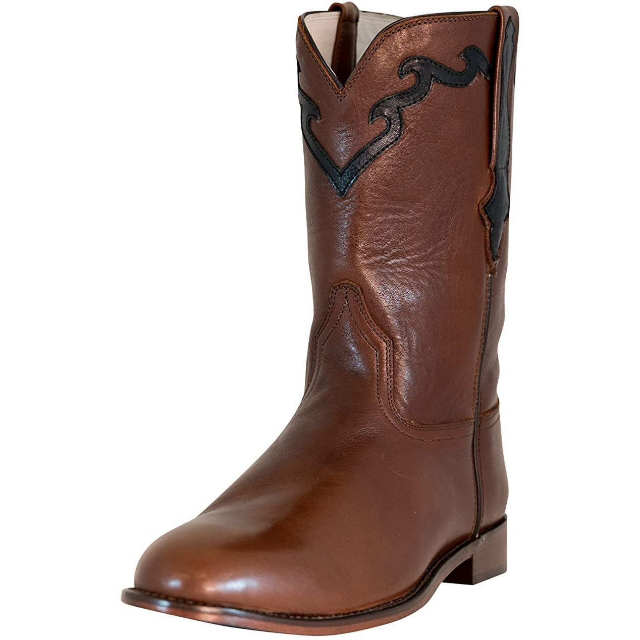 TuffRider Mens El Paso Round Toe Boots 7 Tan