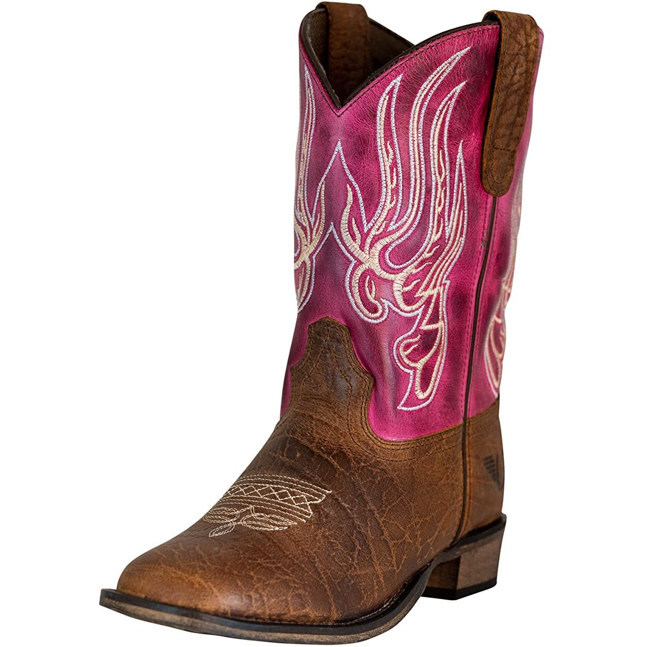 TuffRider Youth Arches Square Toe Boots 6 Brown