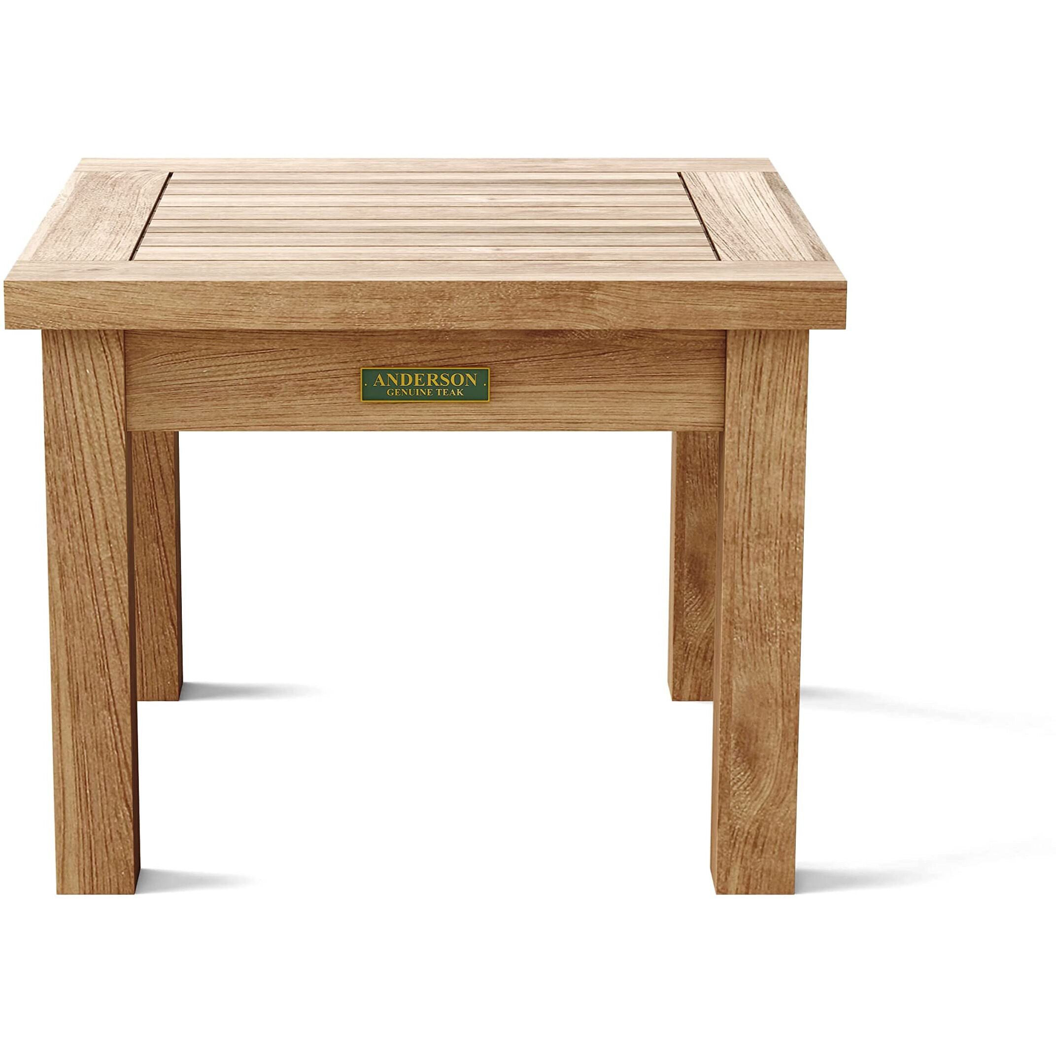 Anderson Teak Bahama 20" Square Table, Mini