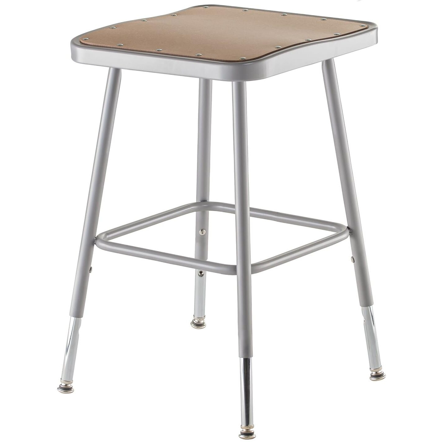 National Public Seating Stools 19"-27" Grey