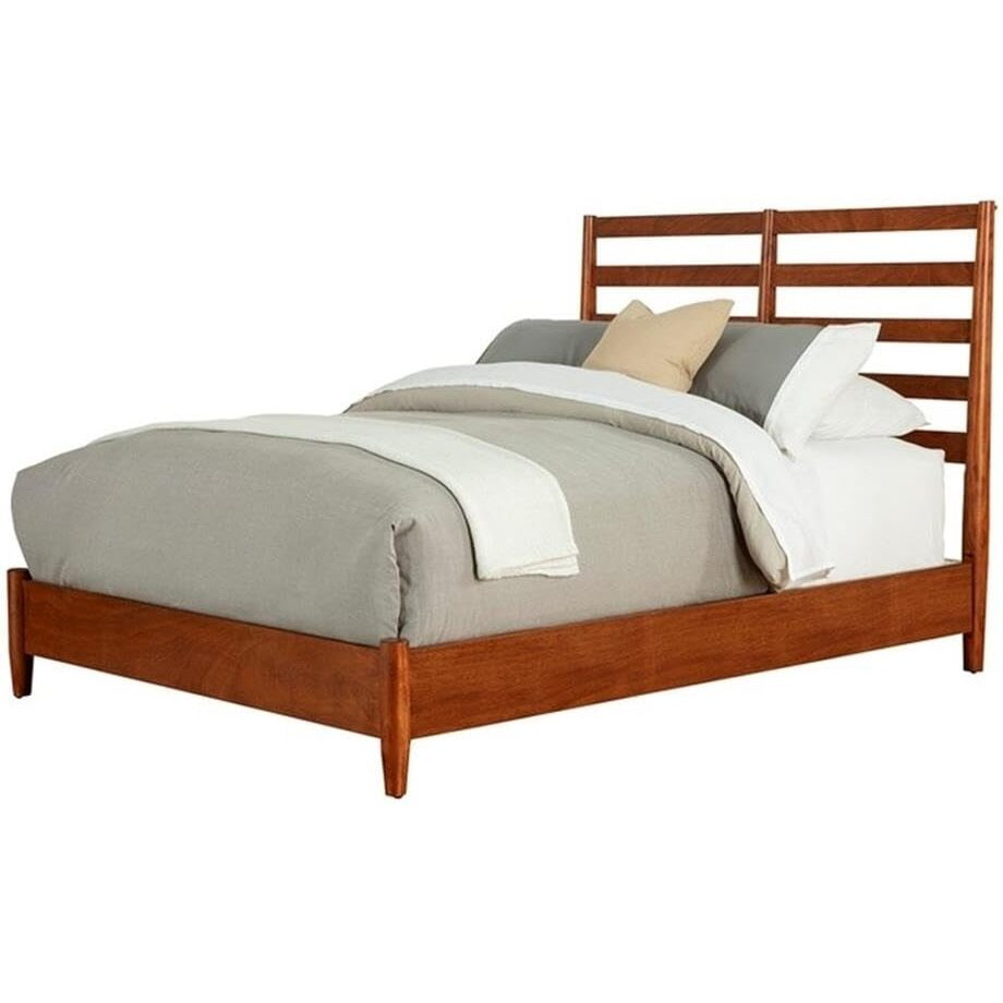 Alpine Furniture Flynn Platform, Queen, Brown
