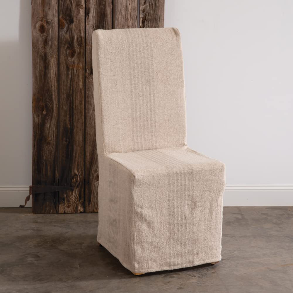 Colonial Tin Works Feed Sack Slip Covered Dining, 44-inch Height