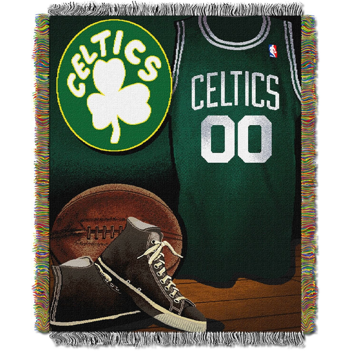 The Northwest Co NBA Boston Celtics Woven Tapestry Throw Multi