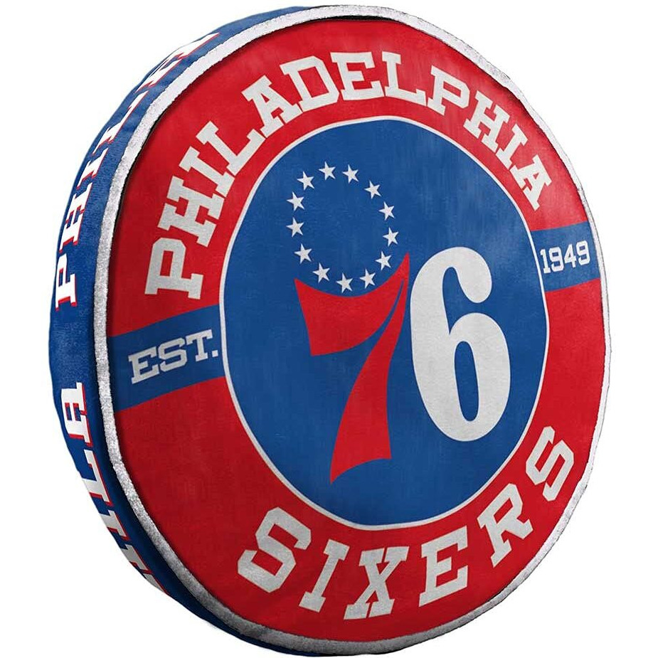 Northwest 1NBA148000020RET Company Philadelphia 76ers 15" Travel Cloud Pillow, Multicolor