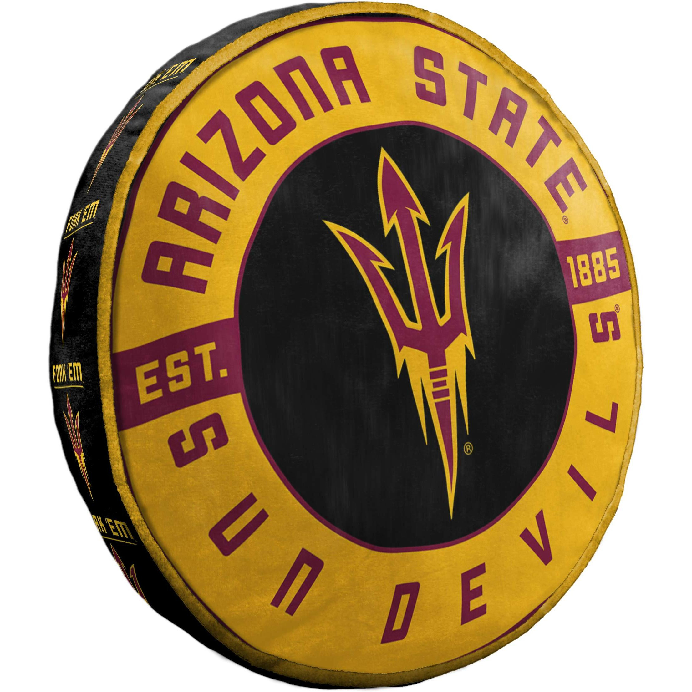 Northwest 1COL148000086RET Company Arizona State Sun Devils 15" Travel Cloud Pillow, One Size, Multicolor
