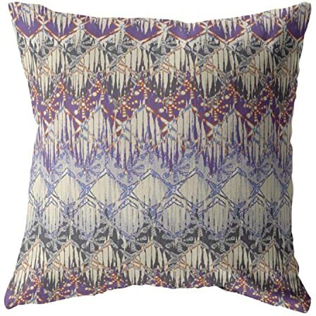 Amrita Sen Hatches Broadcloth Indoor Outdoor Zippered Pillow Muted Magenta