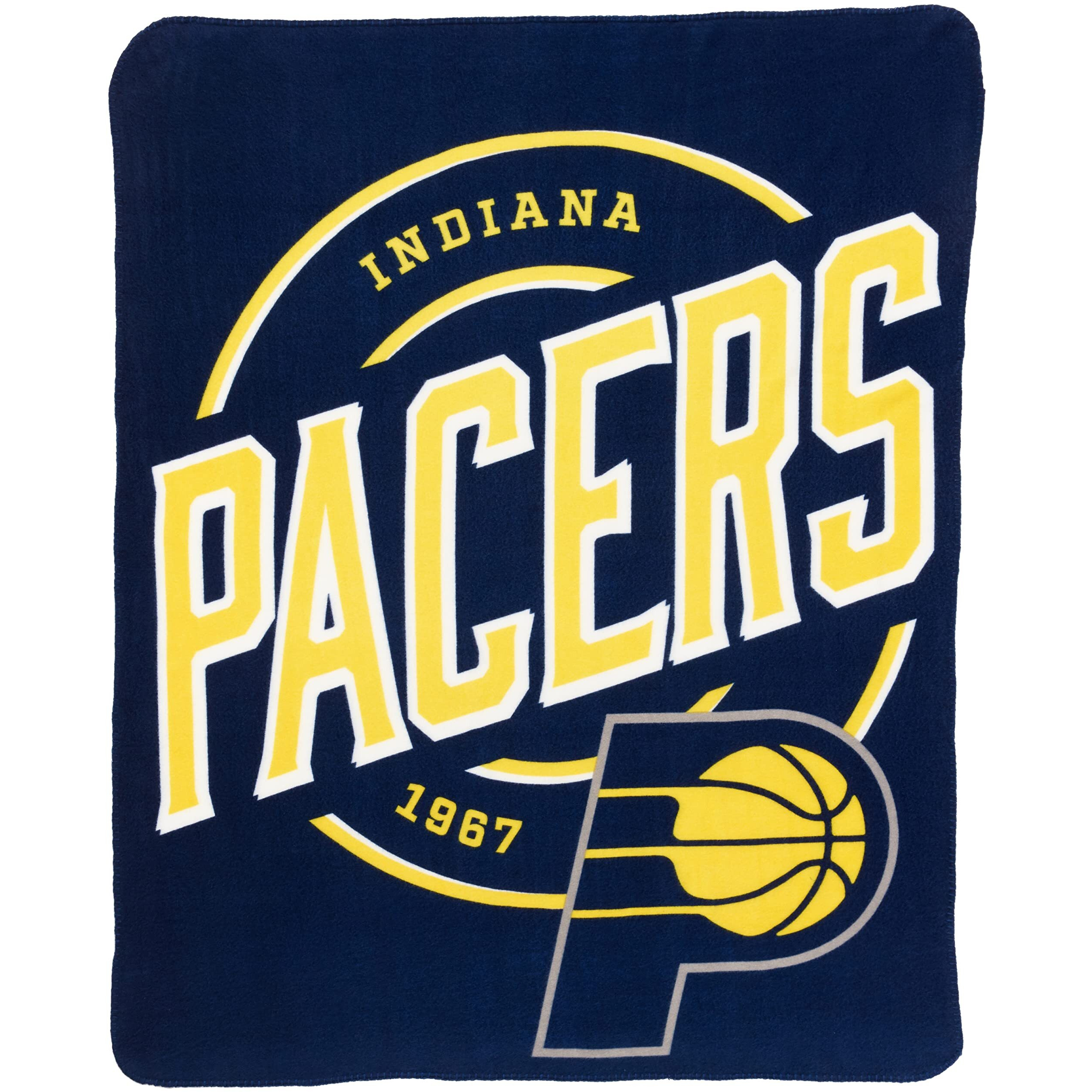 Northwest NBA Indiana Pacers Unisex-Adult Fleece Throw Blanket, 50" x 60", Campaign