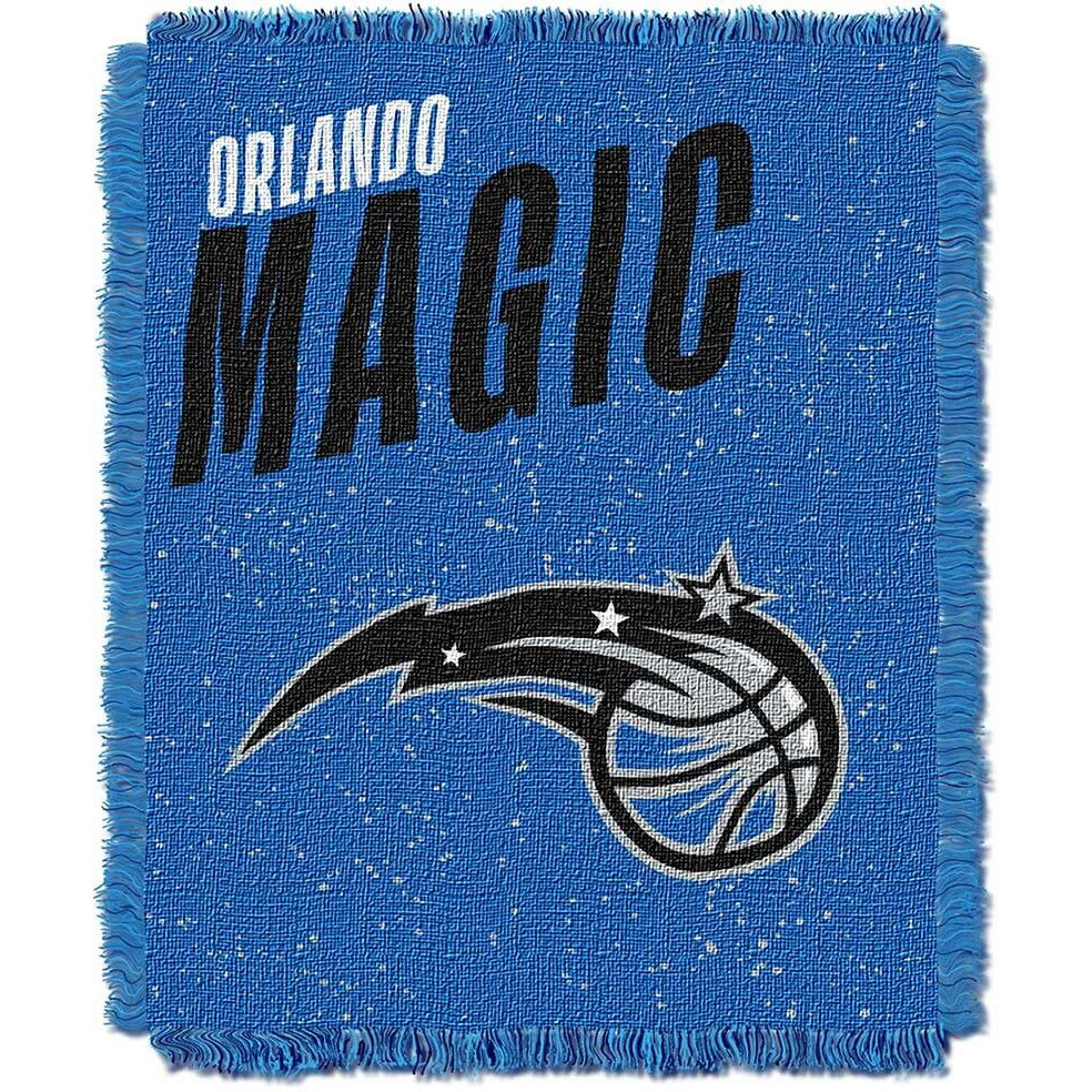 Magic OFFICIAL NBA &quotHeadliner" Woven Jacquard Throw Blanket