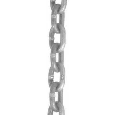 Proof Square Pail Coil Chain [Set of 100] Size 3/8", Finish Galvanized