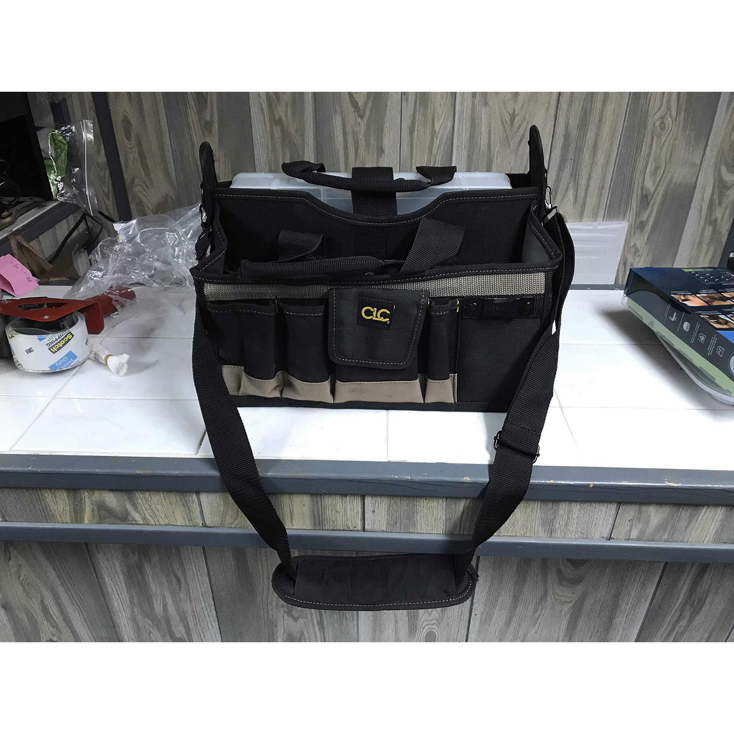 CLC Work Gear 1534 16&quotTote Bag With Top Plastic Tray