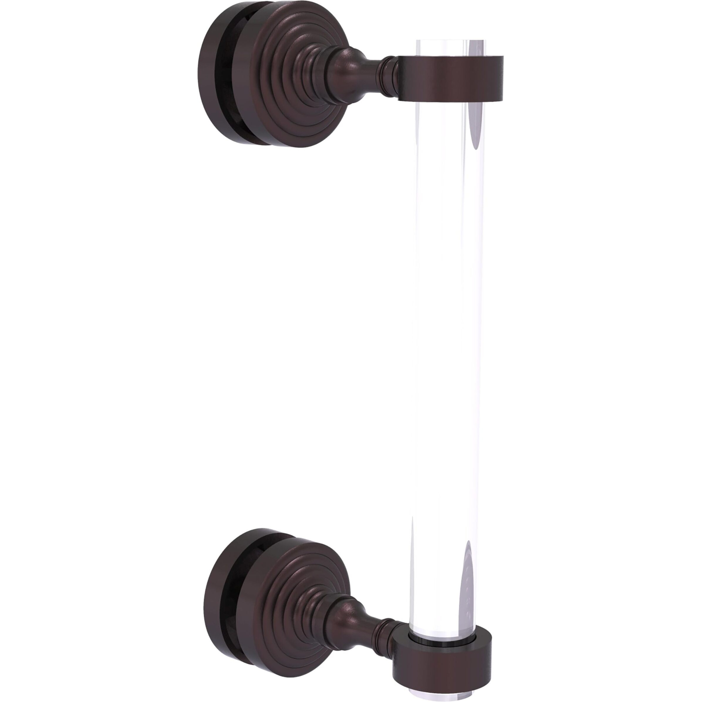 Allied Brass PG-407-8SM-ABZ Pacific Grove Collection 8 Inch Single Side Shower Door Pull, Antique Bronze