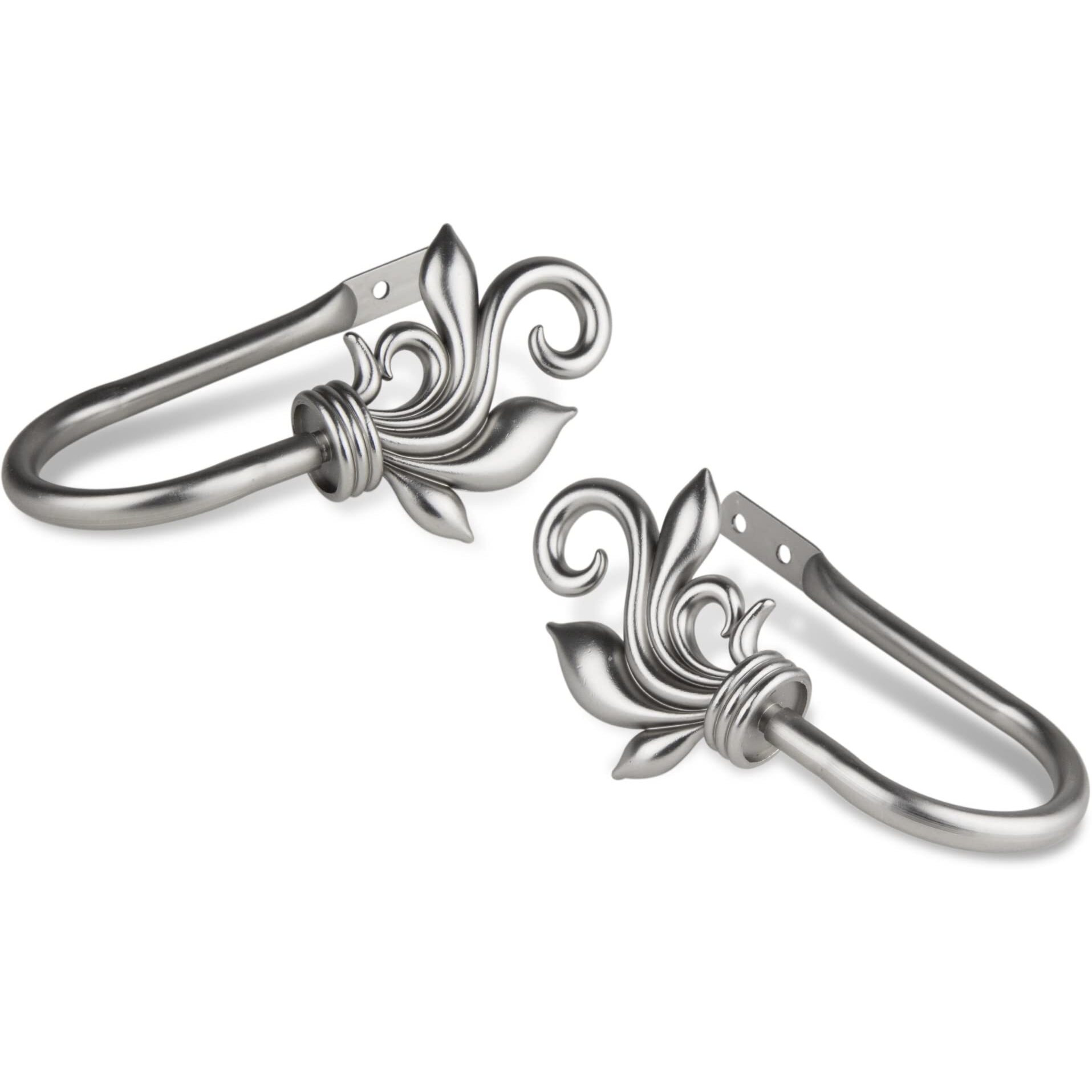 Rod Astamoda Micah Holdback Pair - Satin Nickel