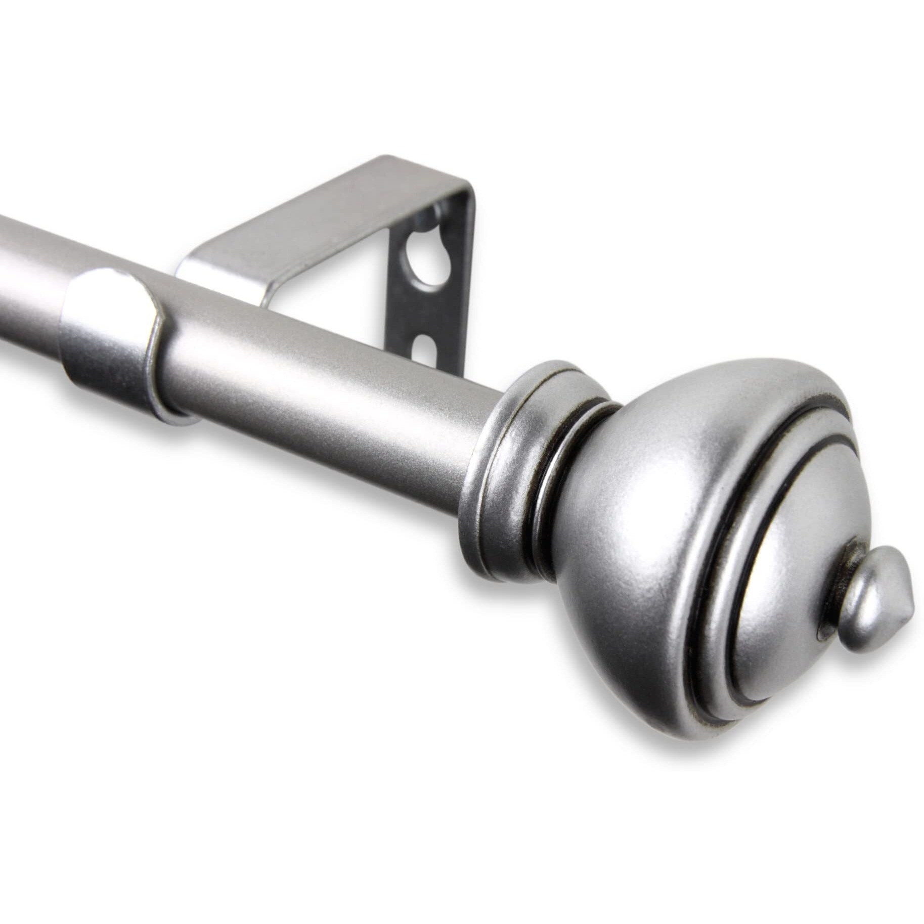 Rod Astamoda Giannie Curtain 5/8 inch Dia. 48-84 Inch - Satin Nickel