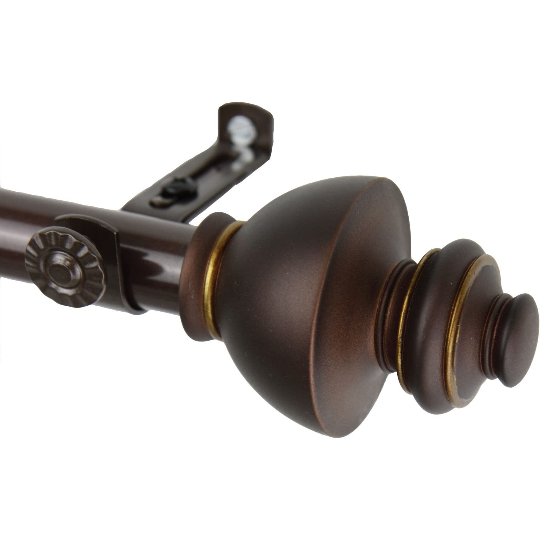 Rod Astamoda Scion Curtain 3/4 inch Dia. 48-84" - Cocoa