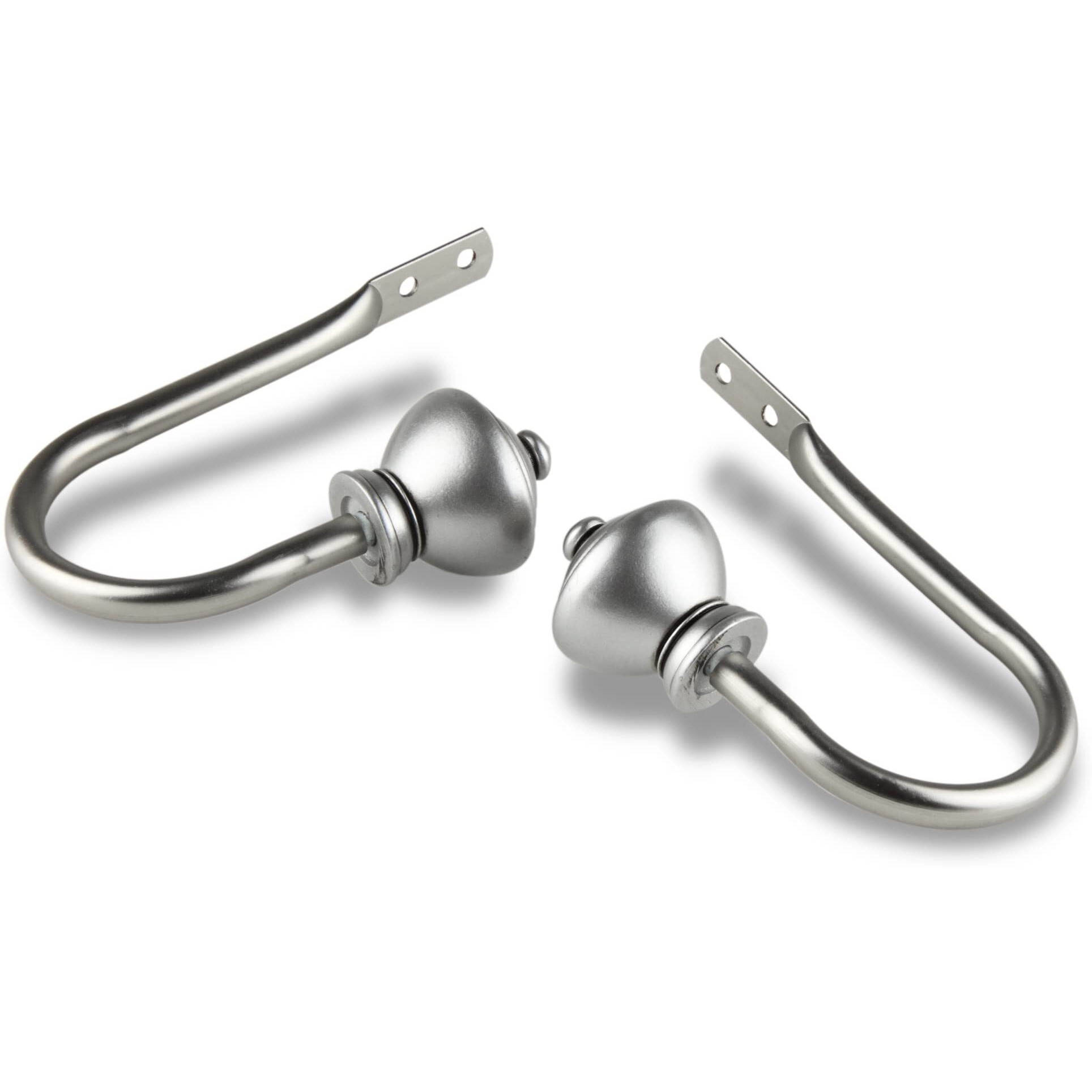 Rod Astamoda Giannie Curtain Holdback - Satin Nickel