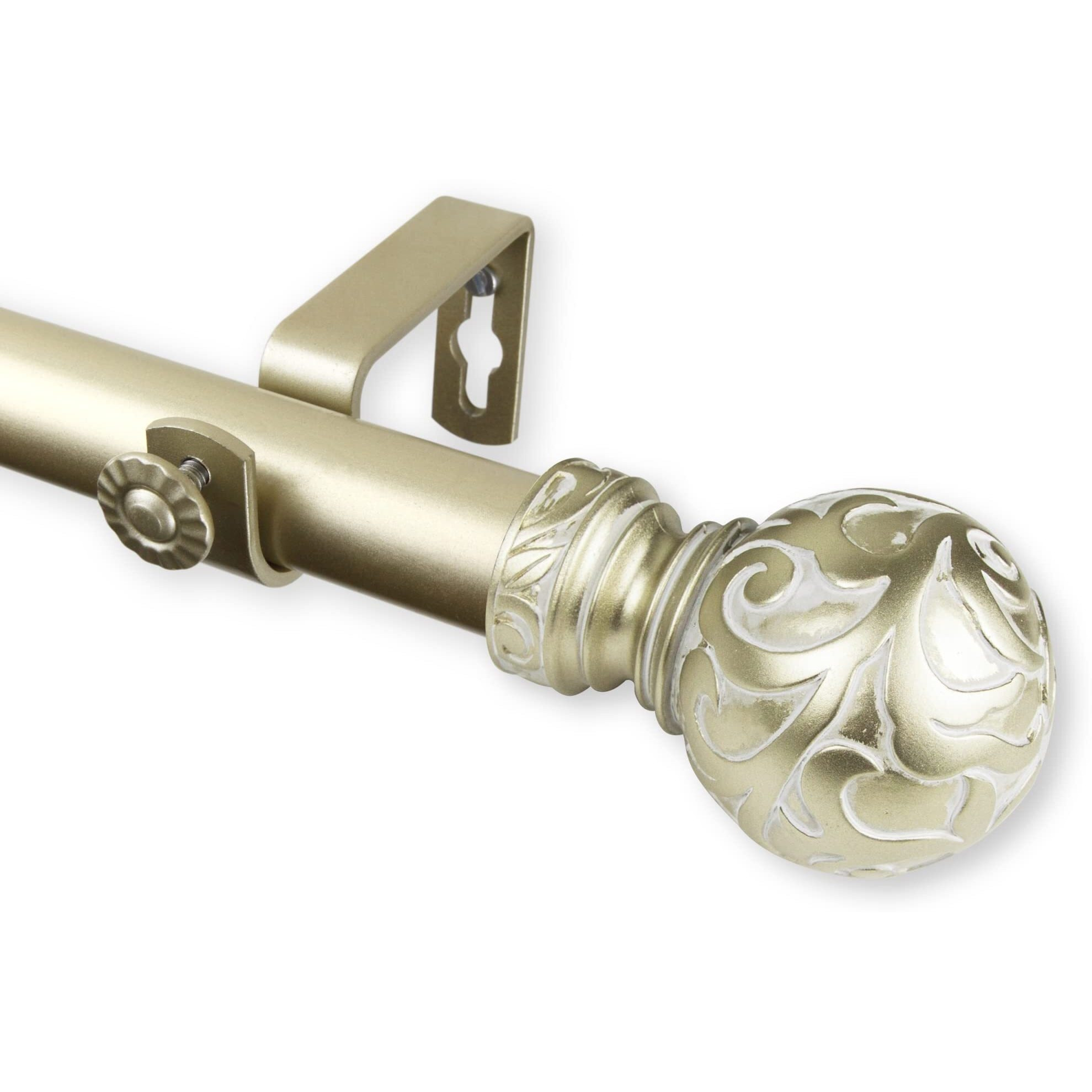 Rod Astamoda Terreca Curtain 1" OD 160-240 inch - Gold
