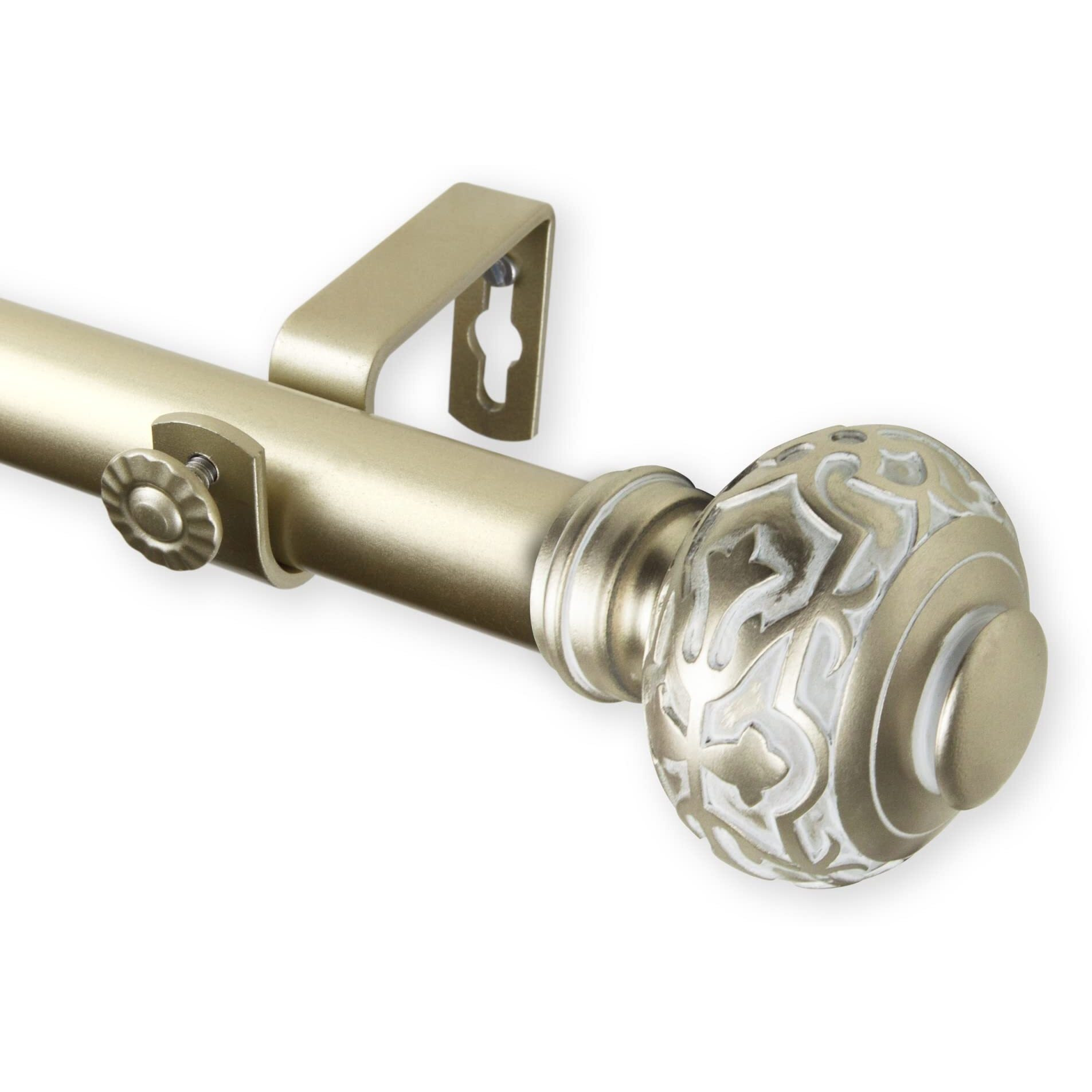 Rod Astamoda Acer Curtain 1" OD 120-170 inch - Gold
