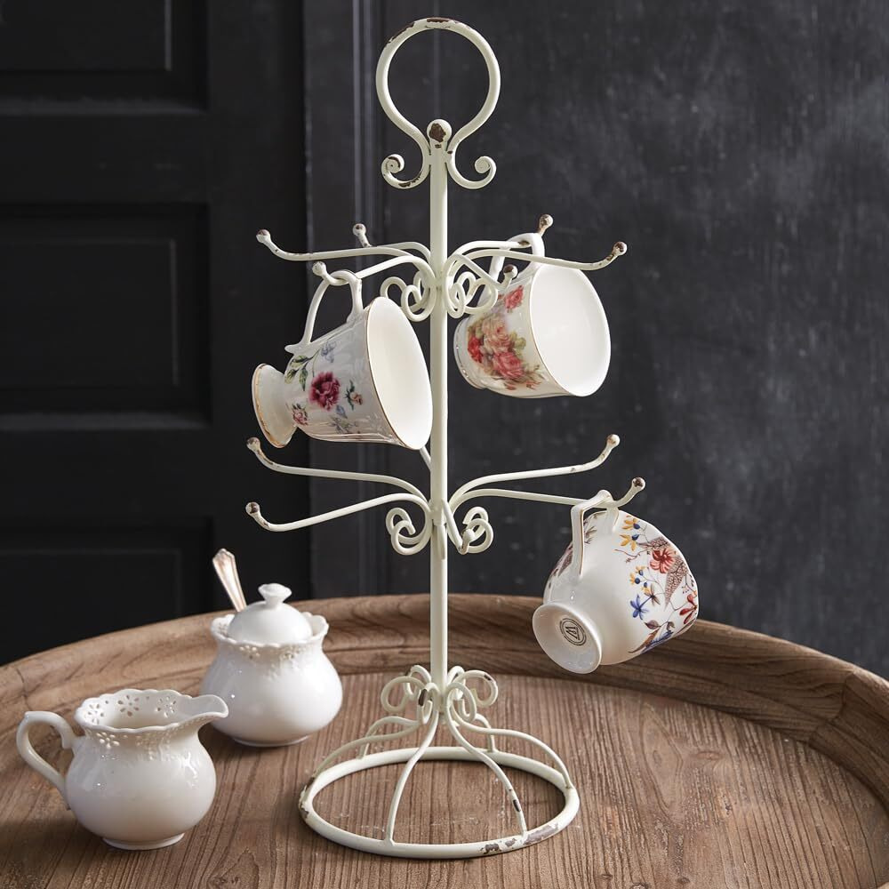 Colonial Tin Works Evelyn Mug Rack, 20-inch Height, Home, Home Dcor