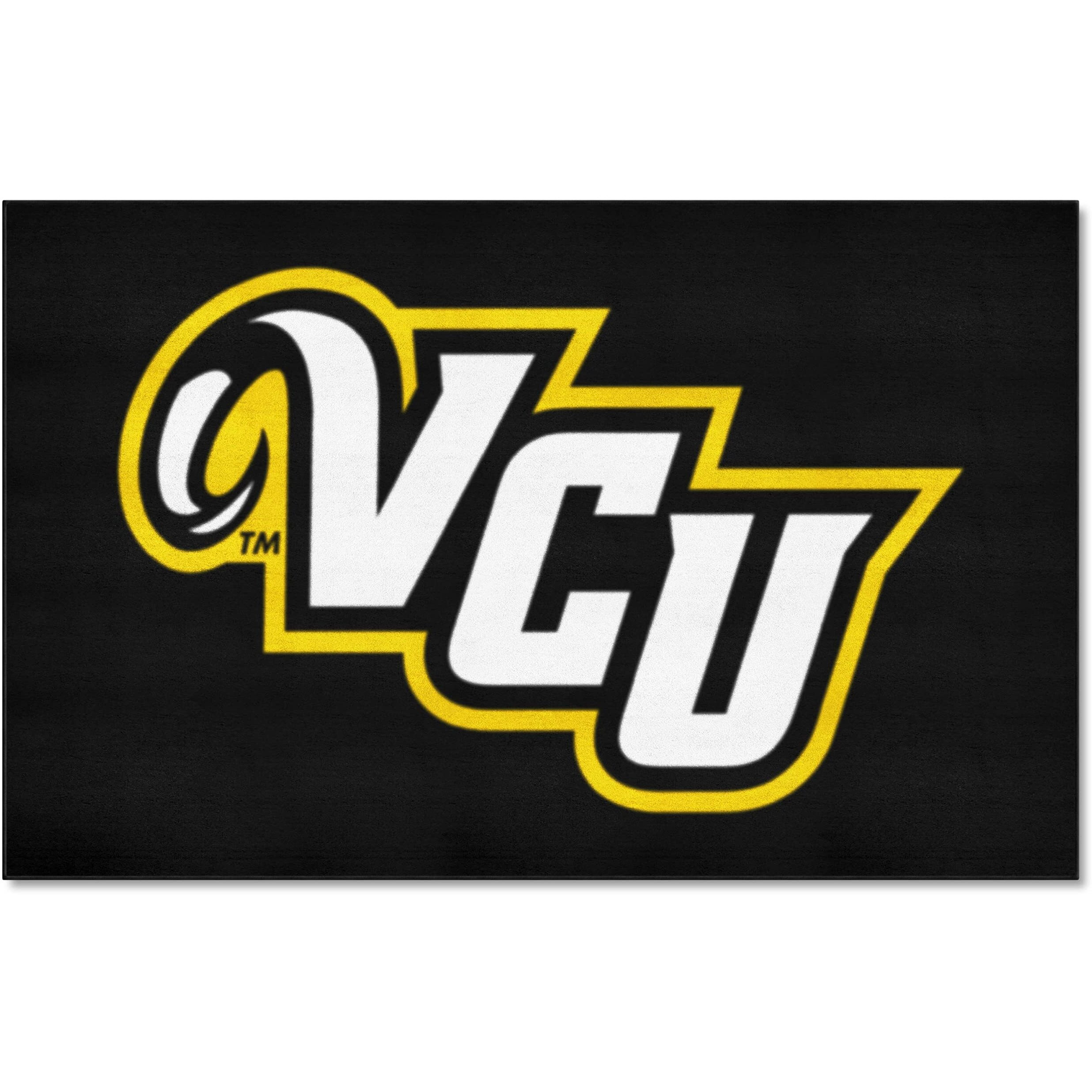 FANMATS 1827 VCU Rams Ulti-Mat Rug - 5ft. x 8ft. | Sports Fan Area Rug, Home Decor Rug and Tailgating Mat