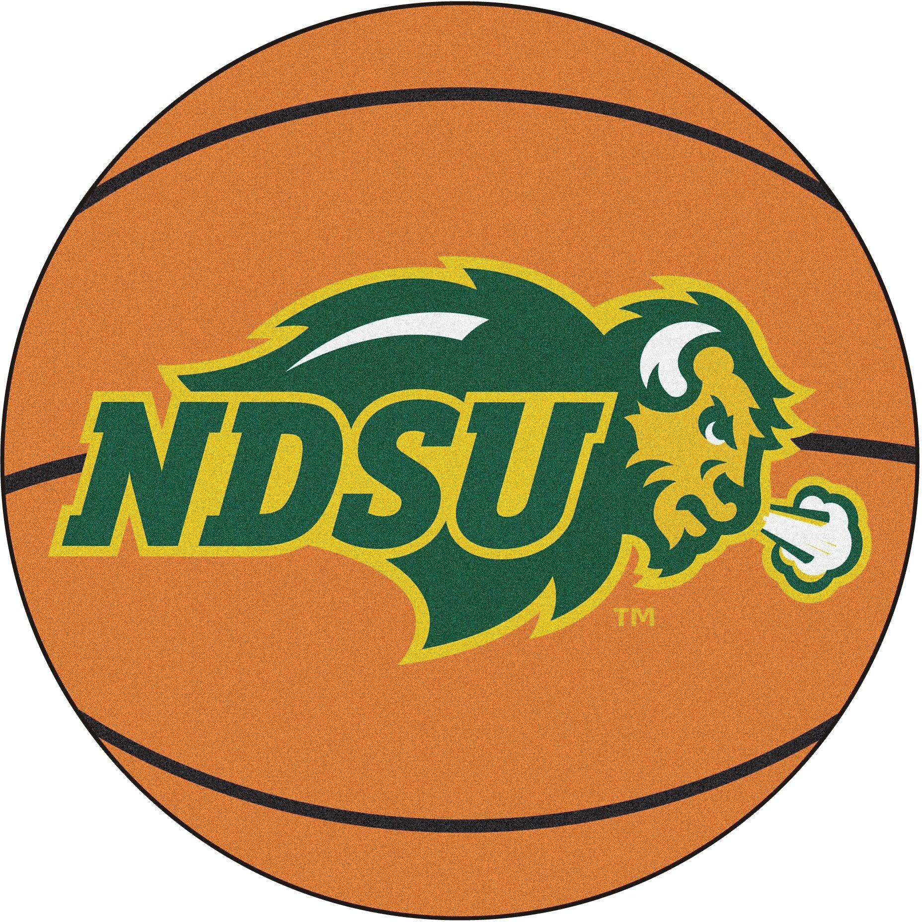North Dakota State University Basketball Rug