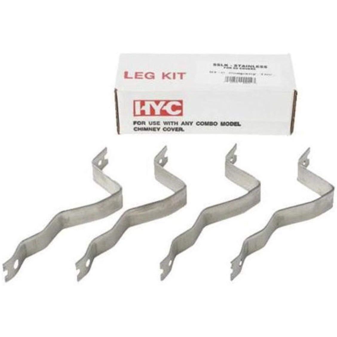 Lindemann 150601 Chimney Cap Leg Kit - Stainless Steel
