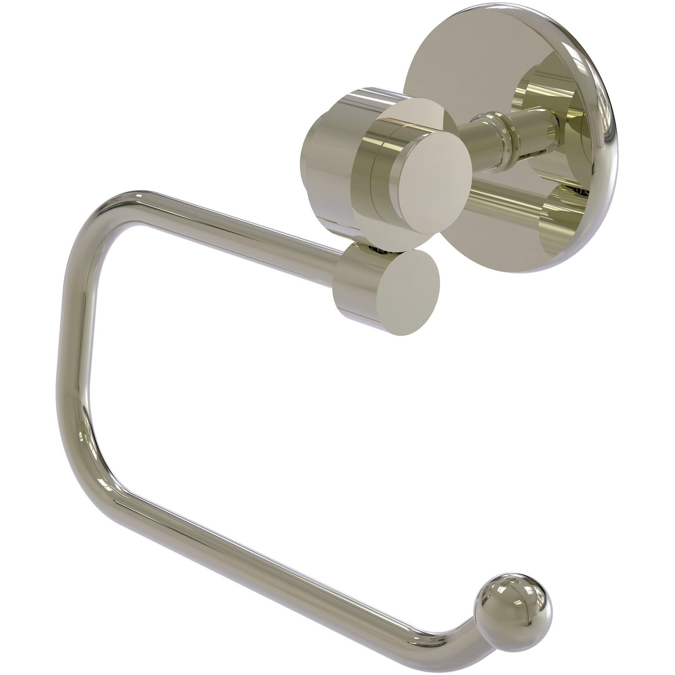 Universal Wall Mounted Euro Tissue Holder Finish Polished Nickel