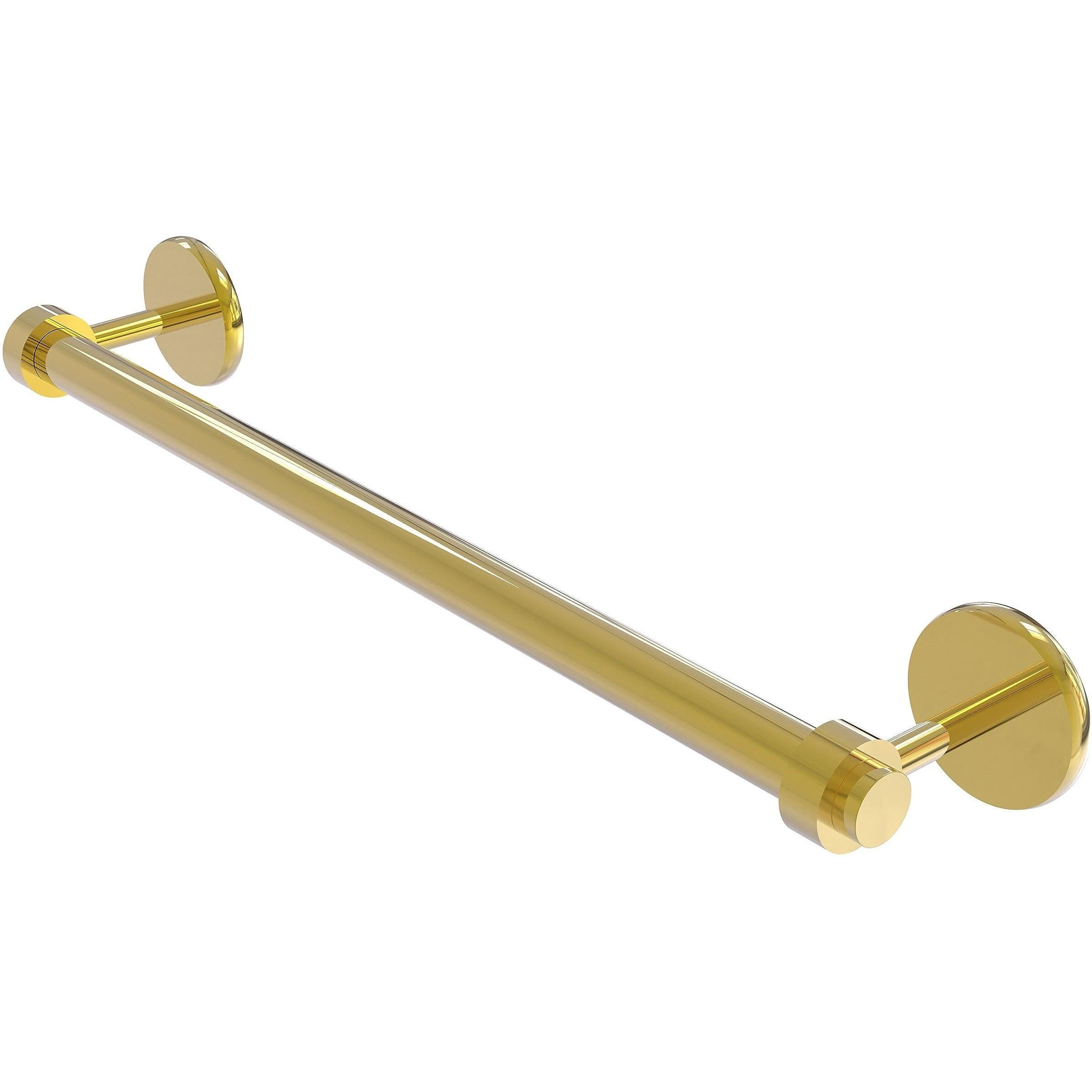 Universal 24" Wall Mounted Towel Bar Finish Polished Brass