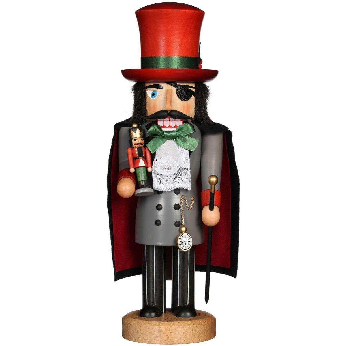 Alexander Taron Seasonal Decorative Collectible Christian Ulbricht Nutcracker, Drosselmeyer 16" H x 6" W x 5" D