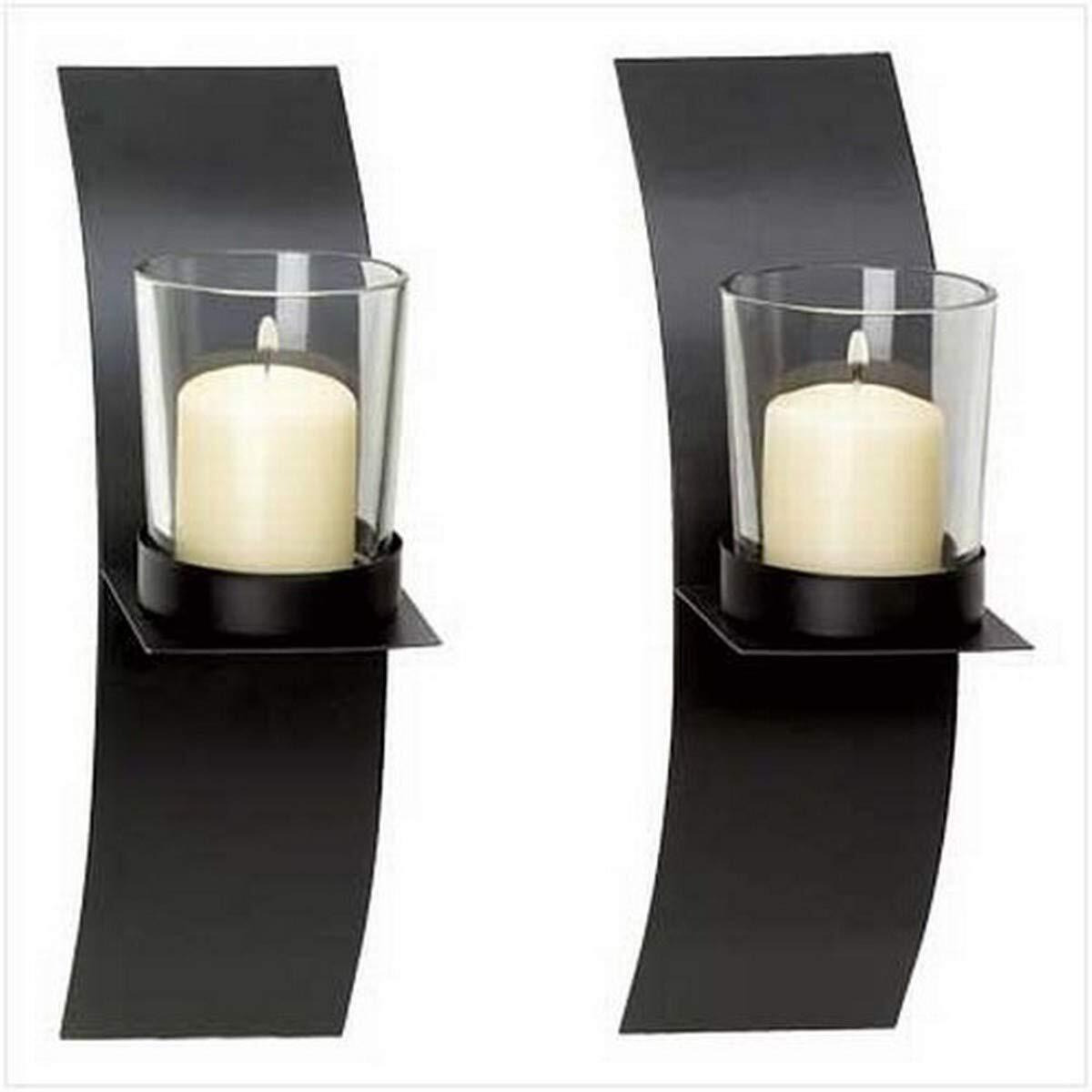 Gifts & Decor 57070950 Contemporary Candle SCONCES, No Size, White