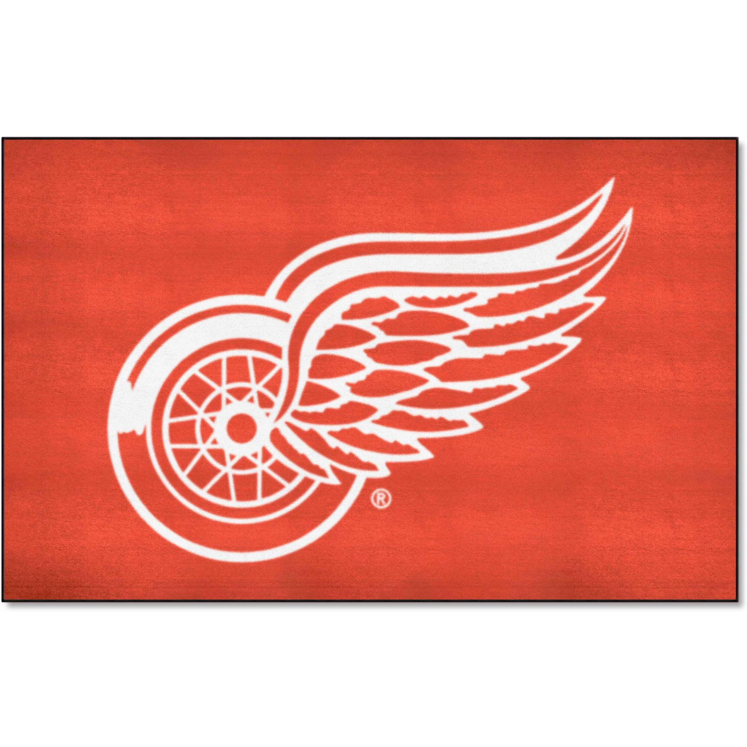 FANMATS 10379 Detroit Red Wings Ulti-Mat Rug - 5ft. x 8ft. | Sports Fan Area Rug, Home Decor Rug and Tailgating Mat