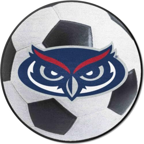 Florida Atlantic University Soccer Ball Rug