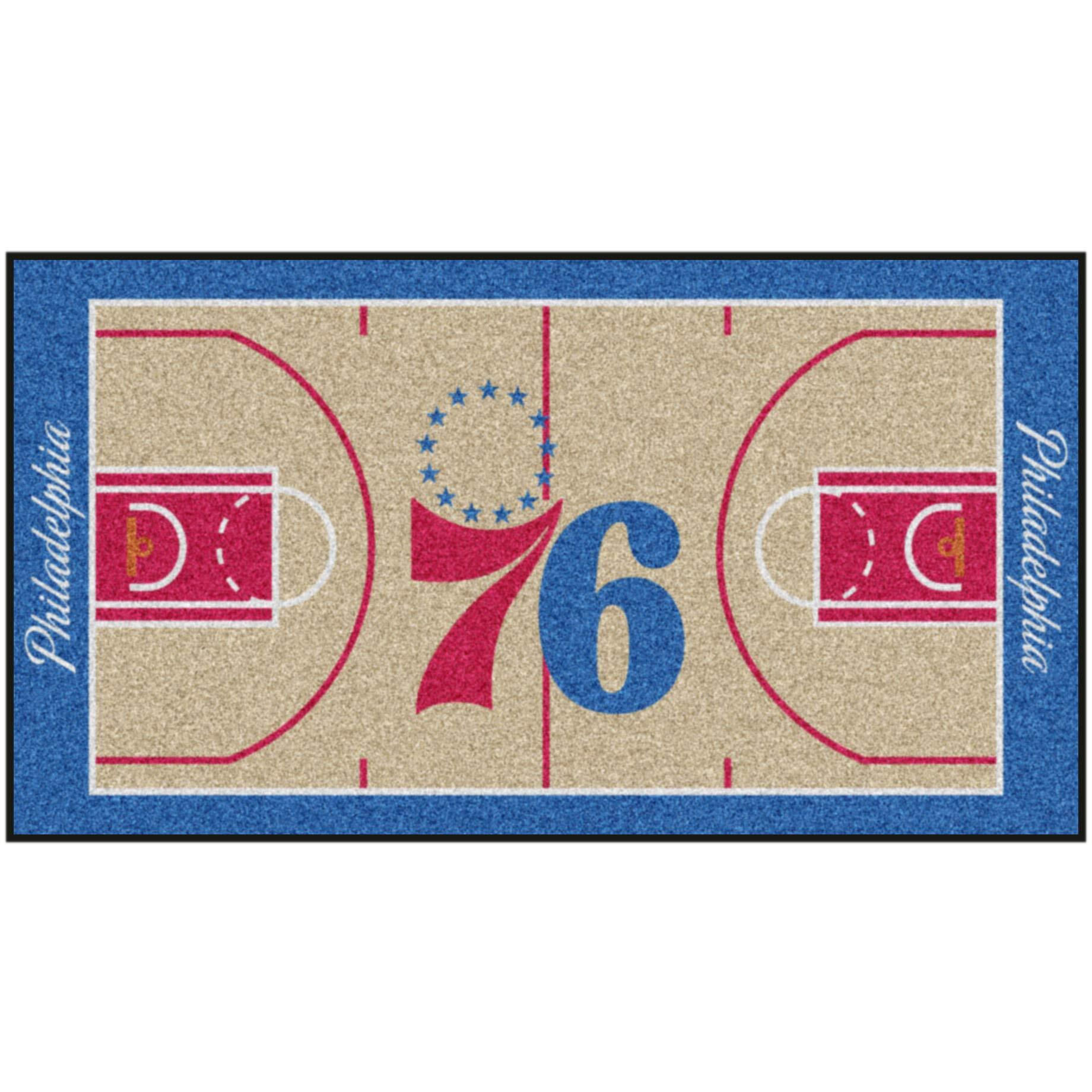 Fanmats NBA - Philadelphia 76ers Large Court Runner