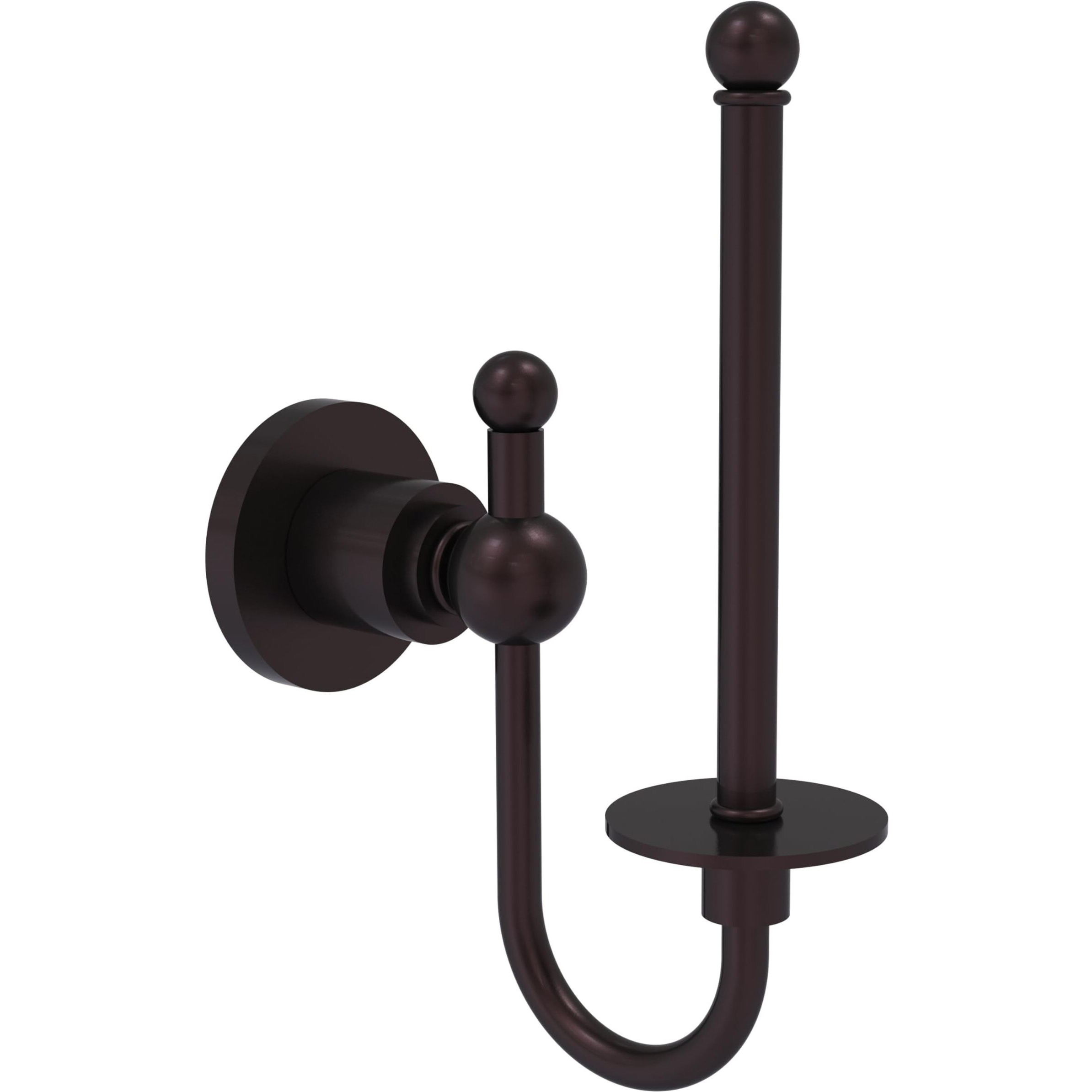 Allied Brass AP-24U-ABZ Astor Place Collection Upright Tissue Toilet Paper Holder, Antique Bronze