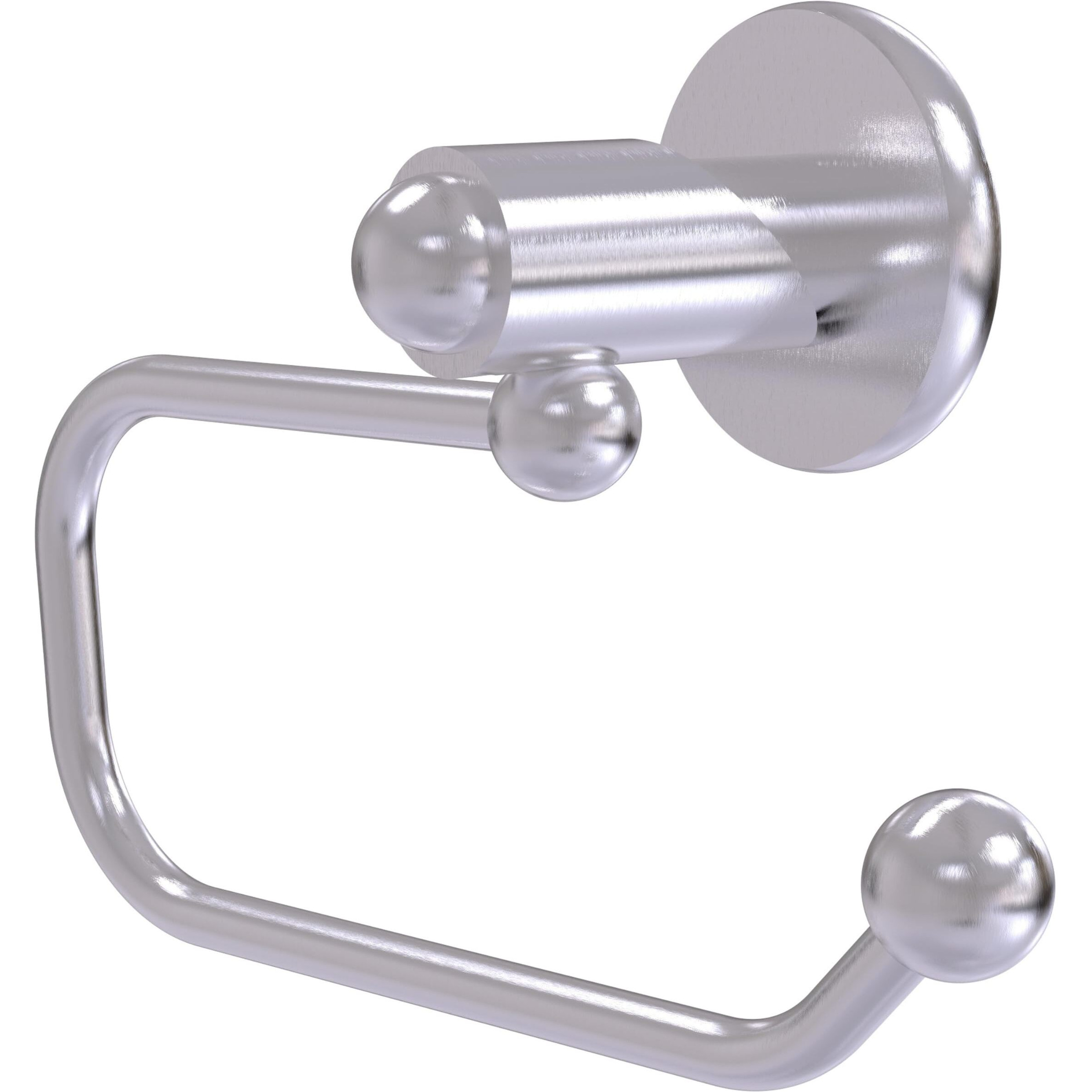 Allied Brass SH-24E-SCH Soho Collection European Style Tissue Toilet Paper Holder, Satin Chrome