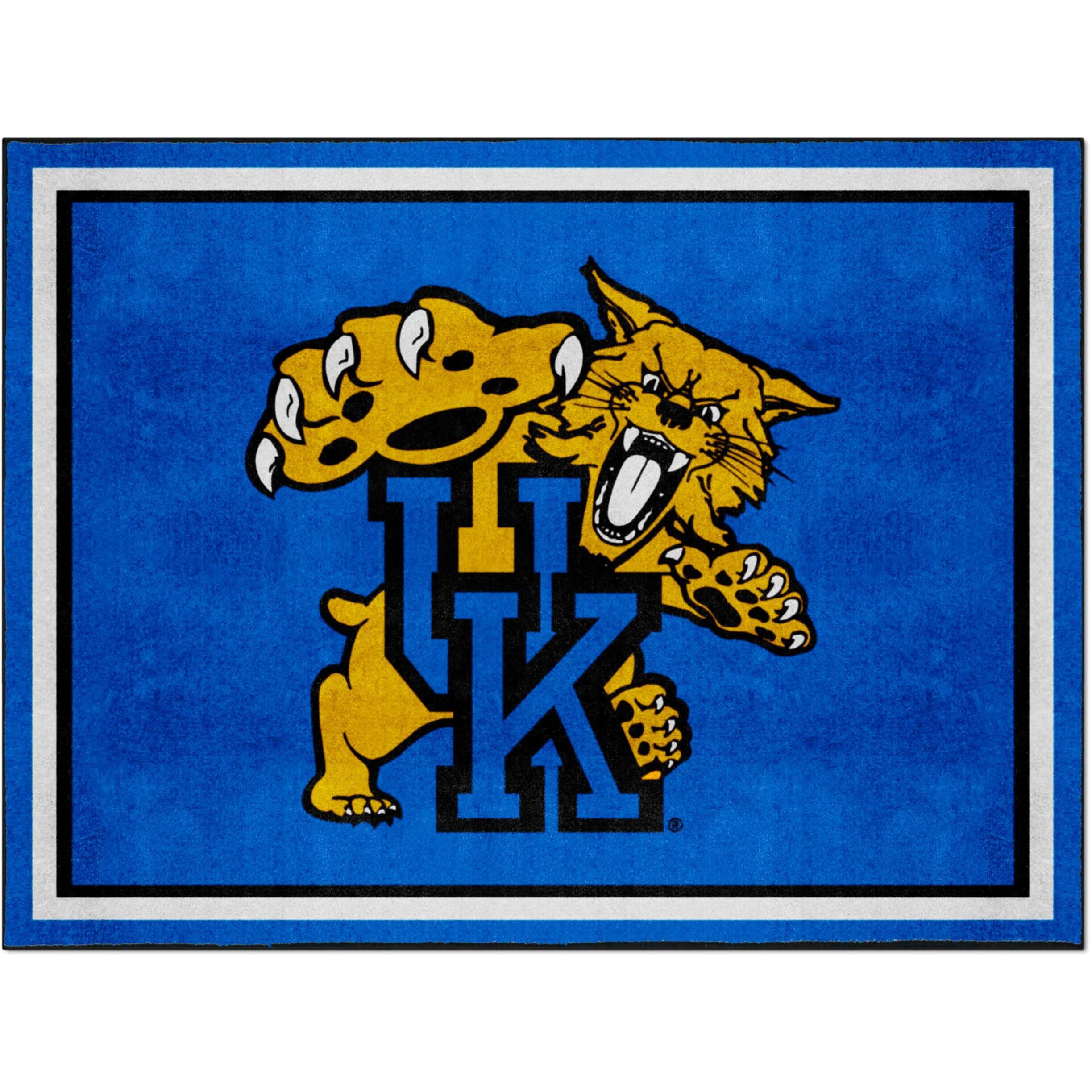 FANMATS 21444 Kentucky 8'X10' Rug, Team Color, 87&quotx117"