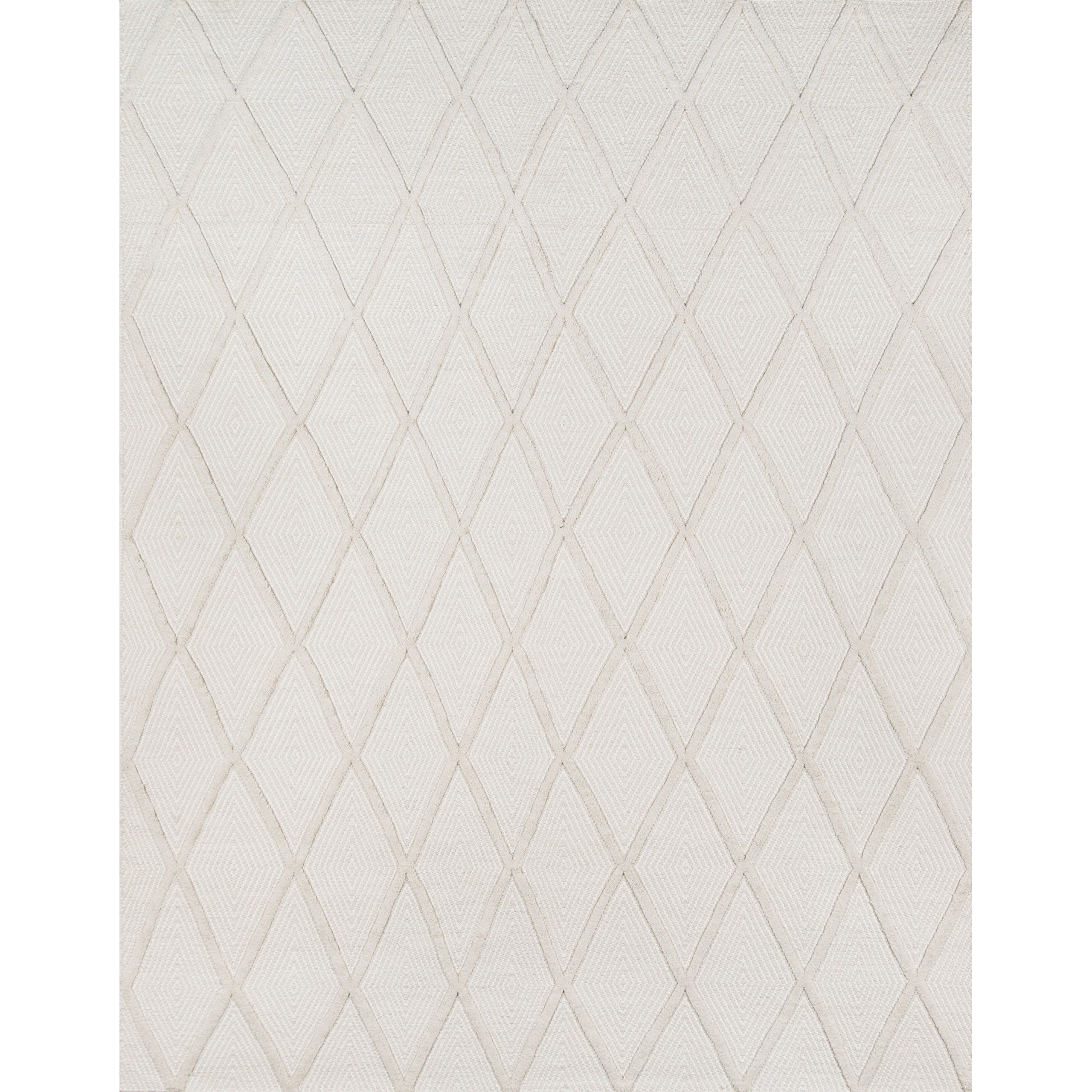 Erin Gates by Momeni Langdon Spring Beige Hand Woven Wool Area Rug 5' X 8'