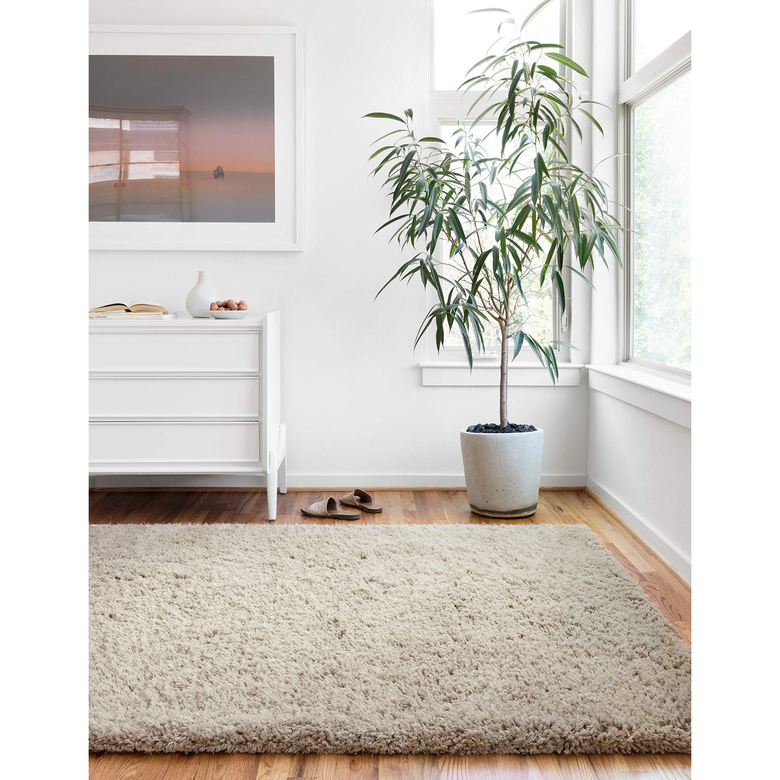 Loloi II Mila Shag Grey 2'-3" x 3'-9" Accent Rug