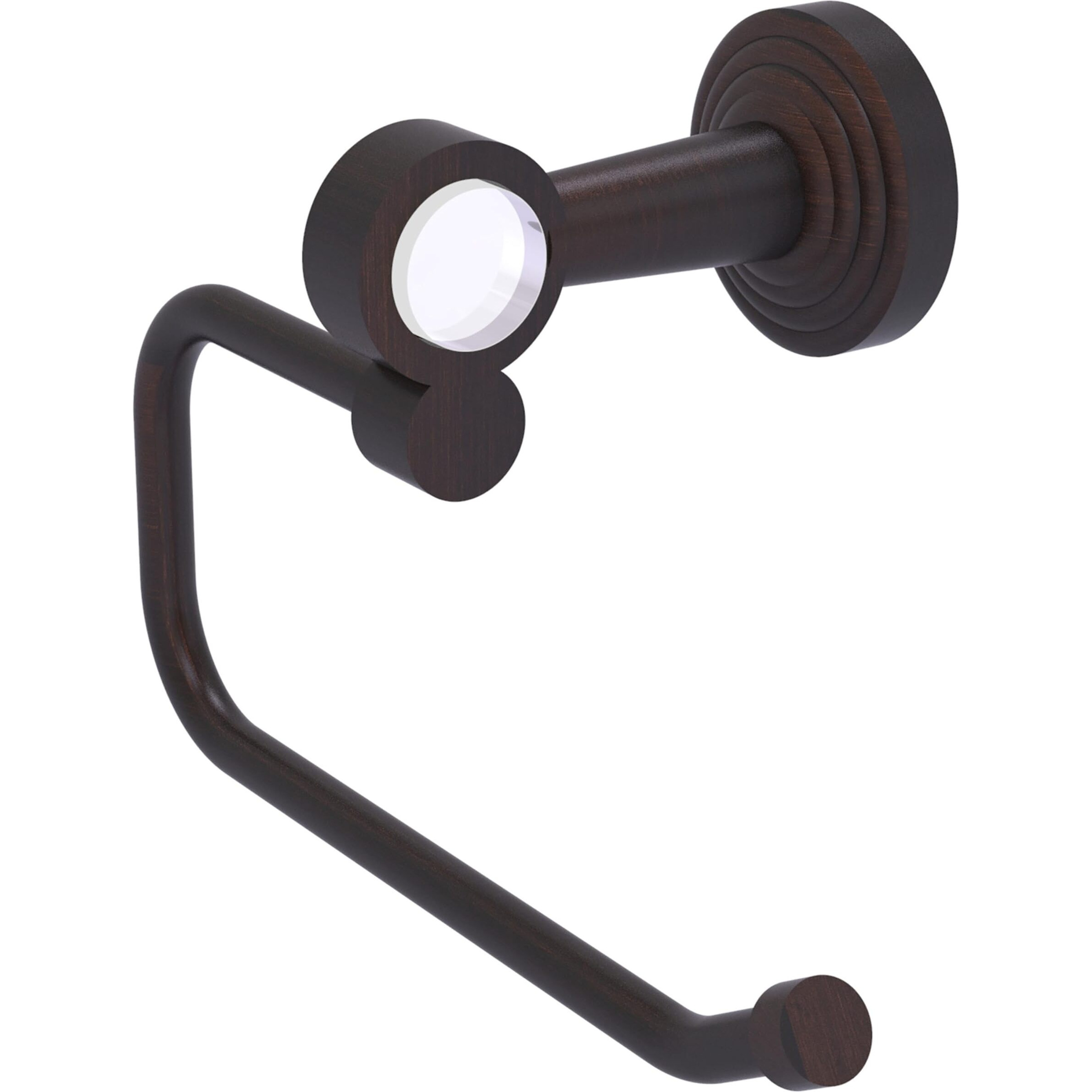 Allied Brass PB-24E Pacific Beach Collection European Style Tissue Toilet Paper Holder, Venetian Bronze