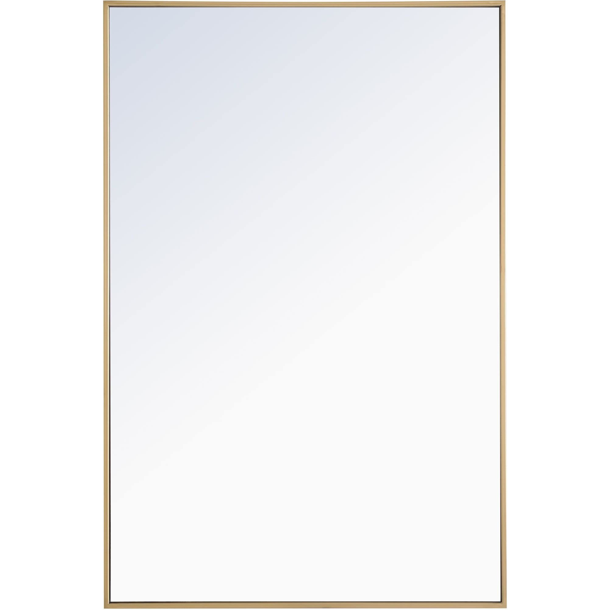 Elegant Decor MR4078BR Eternity Mirror, Brass